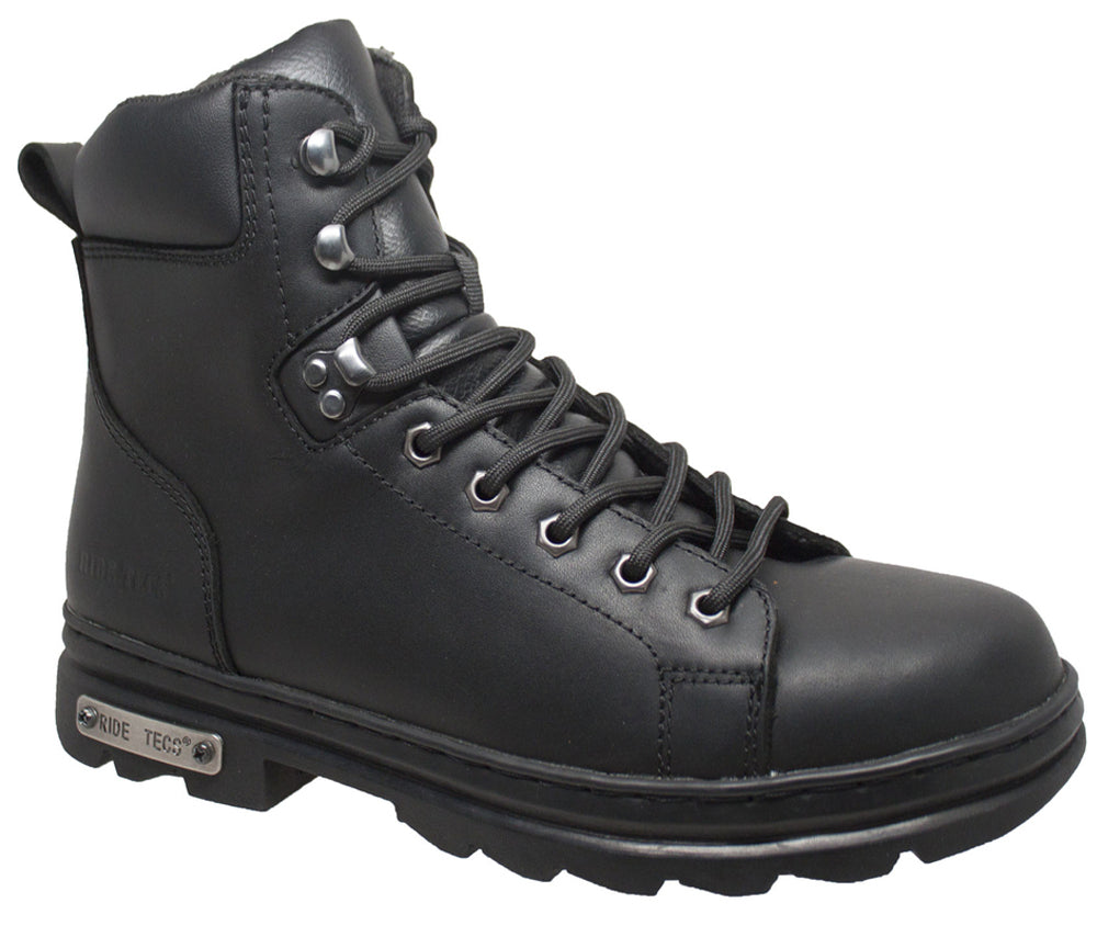 9807M Men's 6" Zipper Lace Biker Boot-Daniel Smart Mfg - Retail