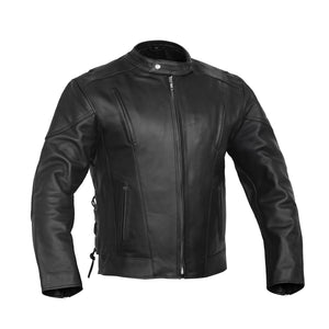 RustRider™ Men's Leather Motorcycle Jacket