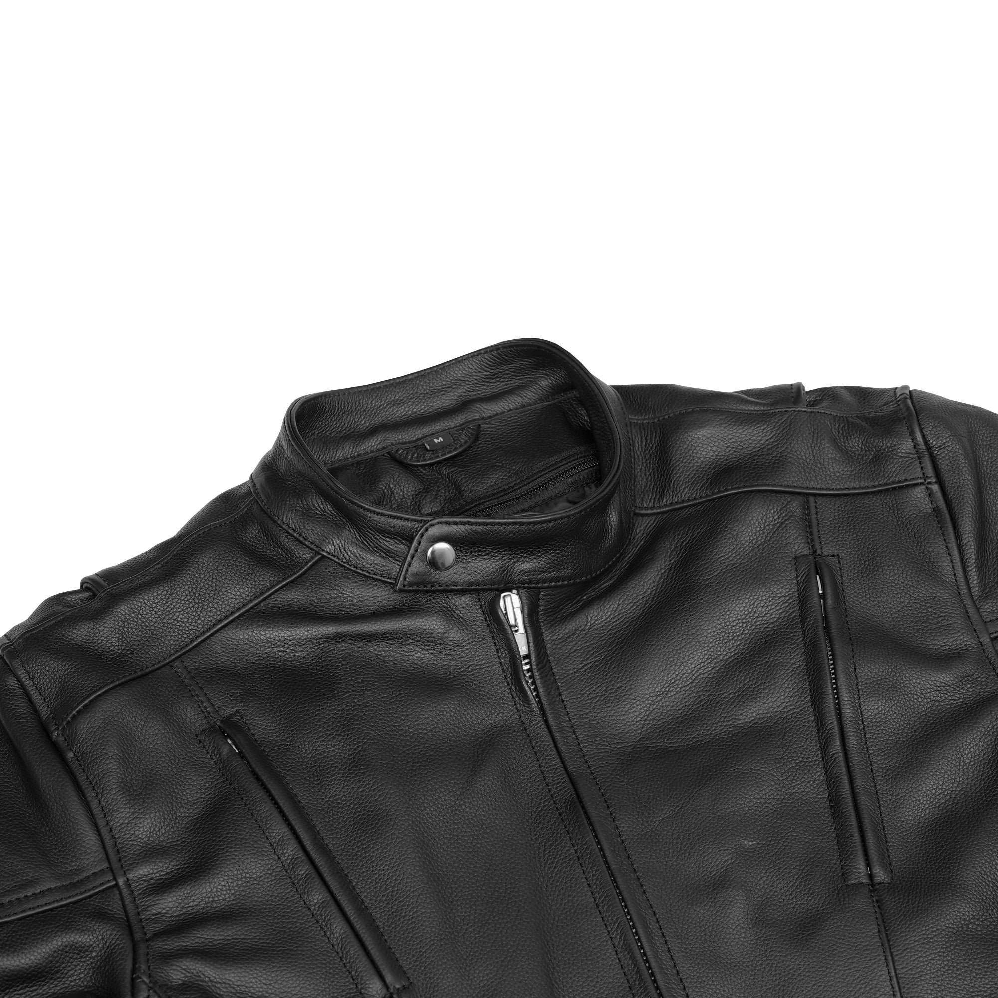 RustRider™ Men's Leather Motorcycle Jacket