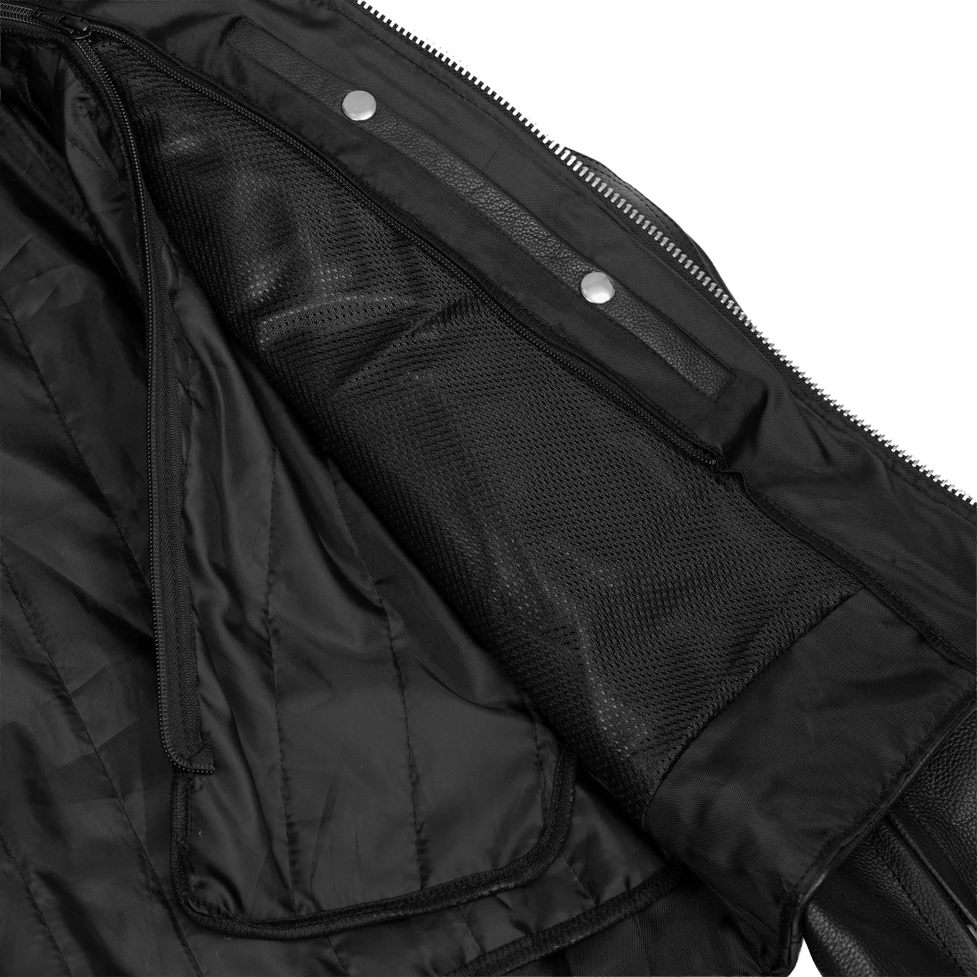 RustRider™ Men's Leather Motorcycle Jacket