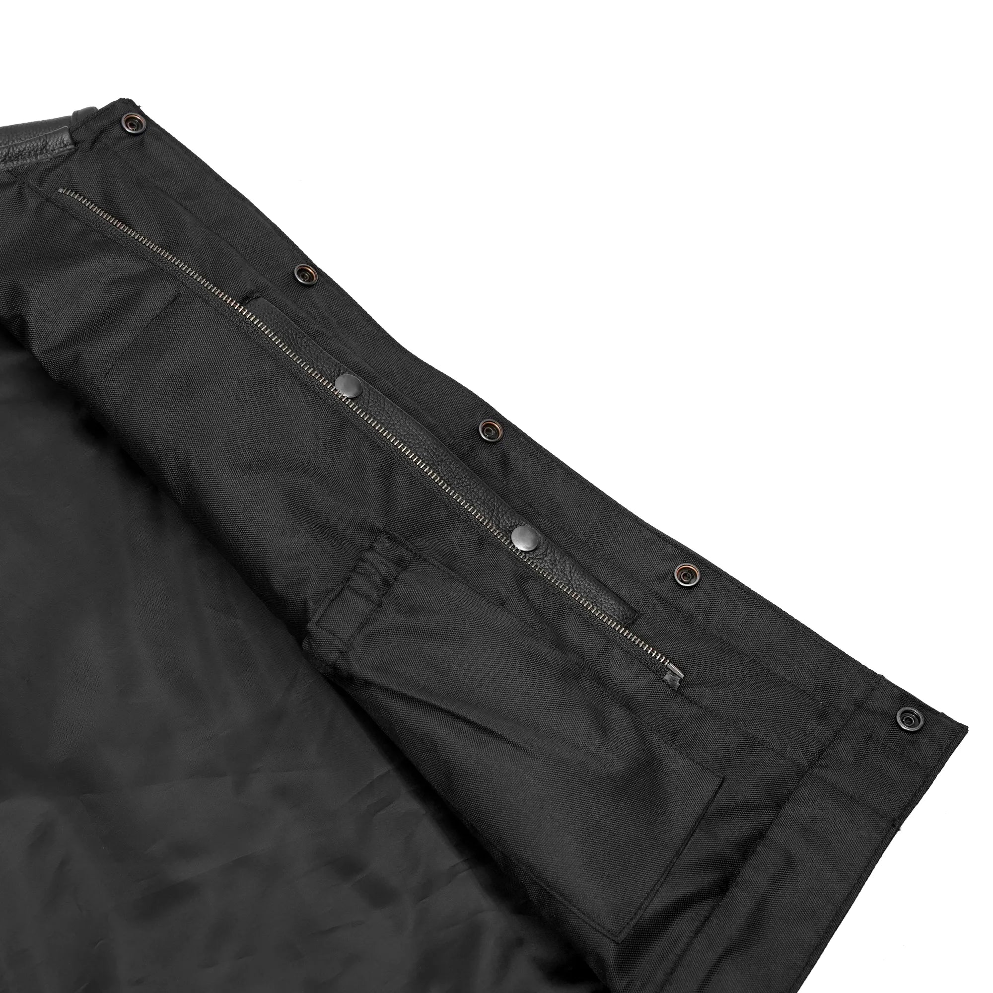 Metro Men's Motorcycle Leather Vest