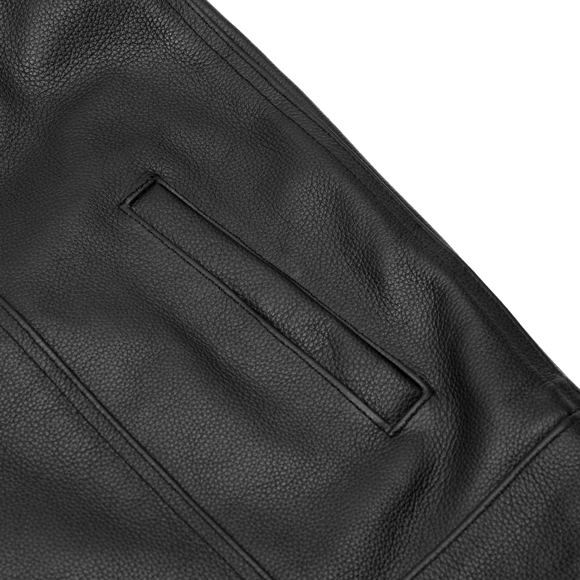 Trailson Men's Motorcycle Leather Vest