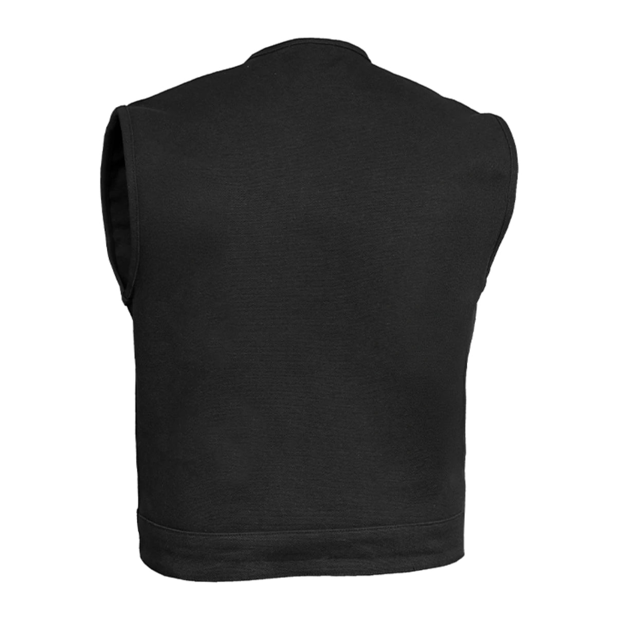 【C26588】Smap Vest Lava Racer Red Canvas Vest for Riders | Bold & Durable