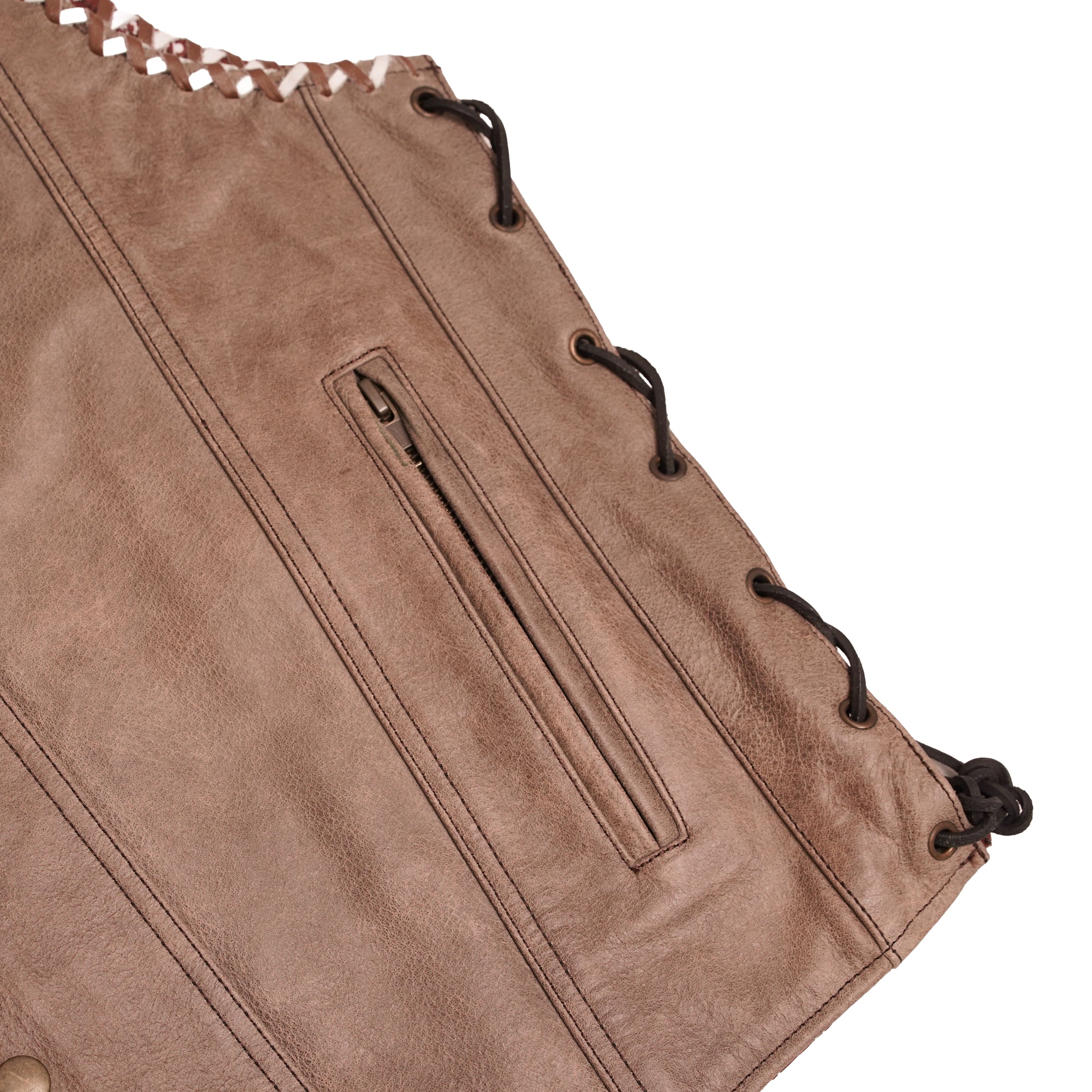Badlands - Men's Motorcycle Leather Vest