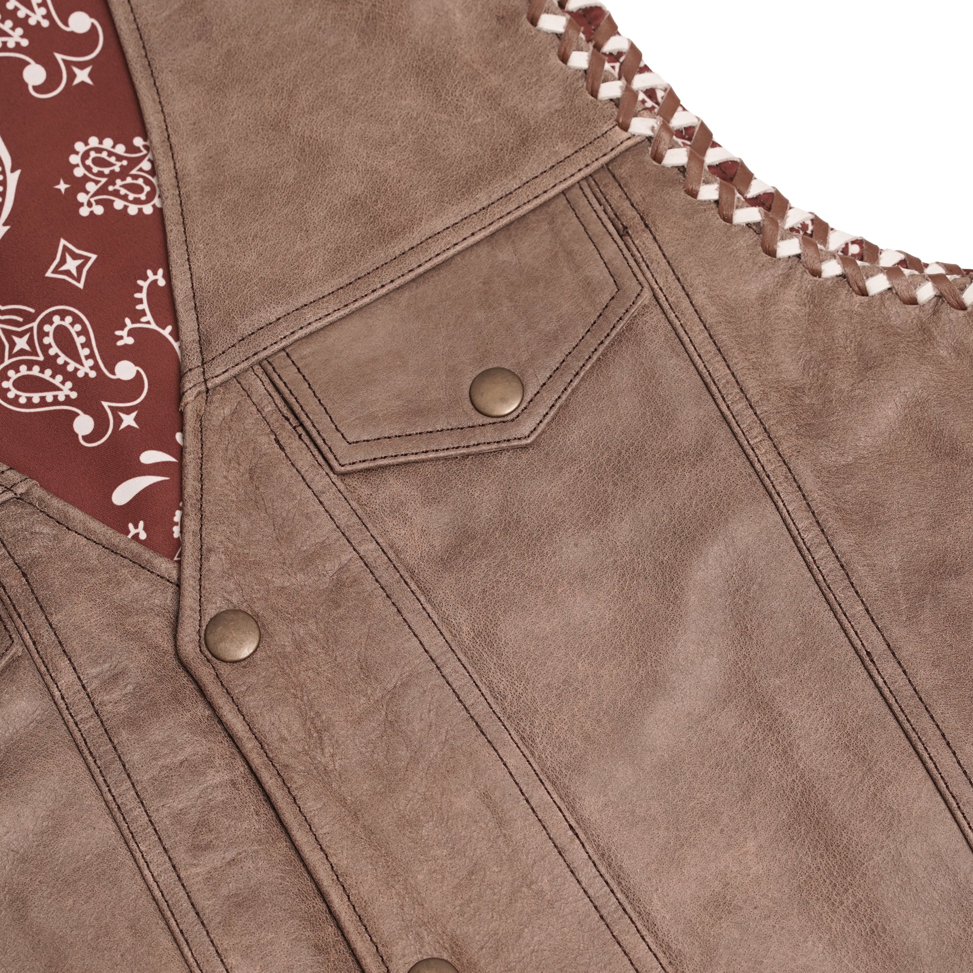 Badlands - Men's Motorcycle Leather Vest