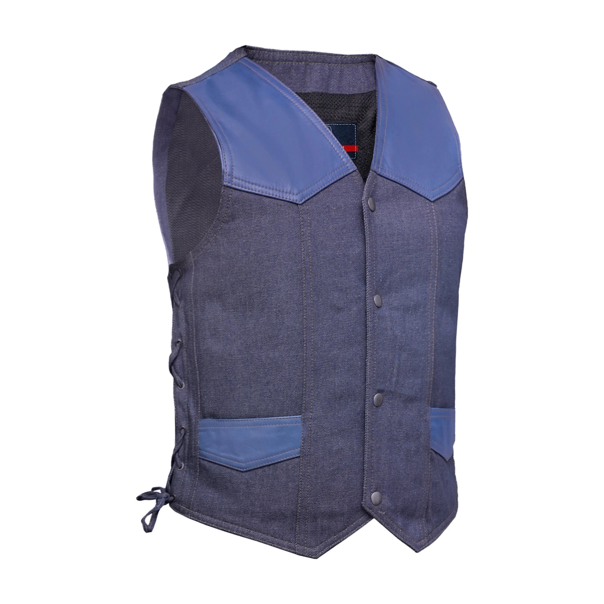 Barricade - Men’s Denim Motorcycle Vest