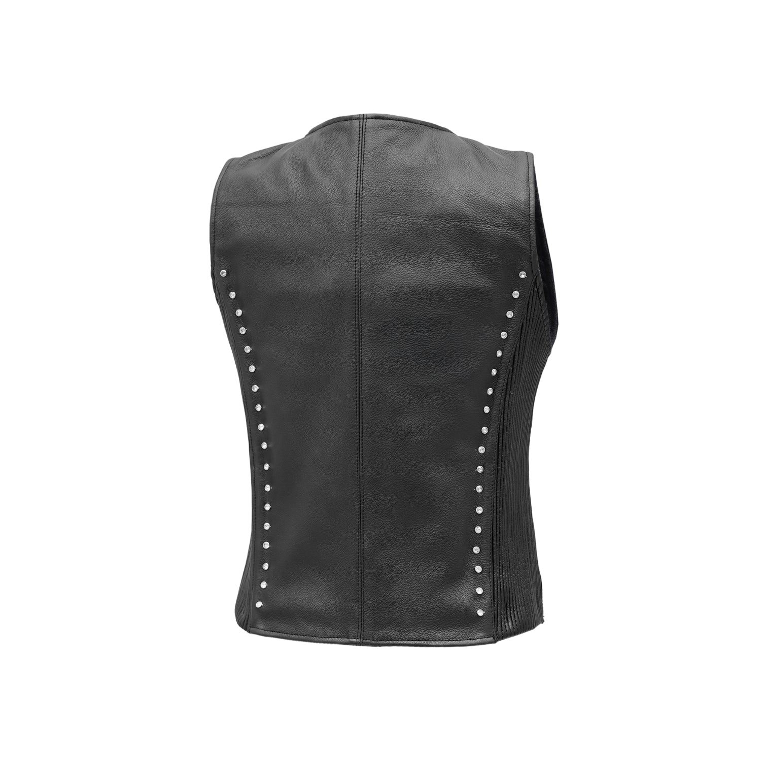 Biker Babe - Women's Leather Motorcycle Vest
