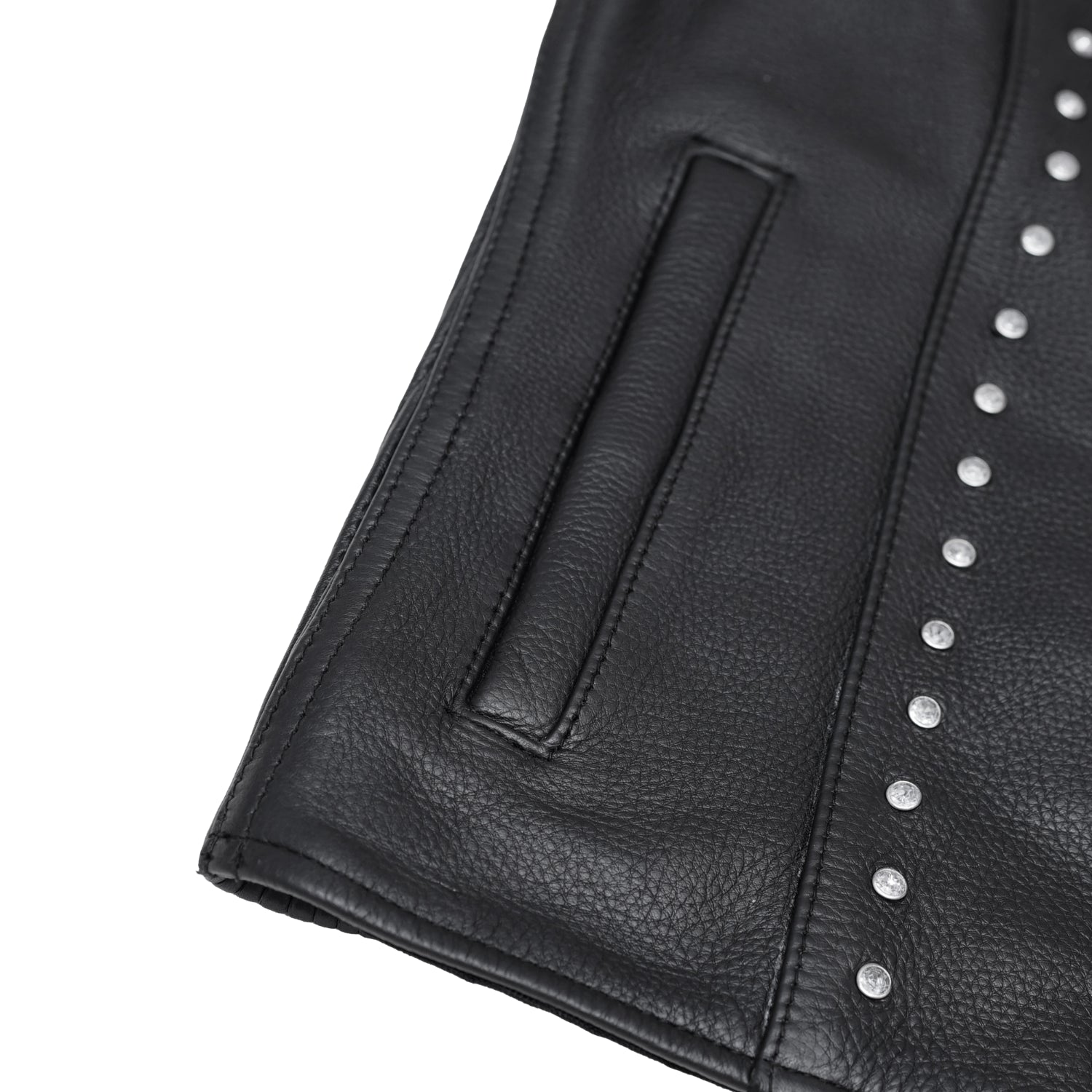 Biker Babe - Women's Leather Motorcycle Vest