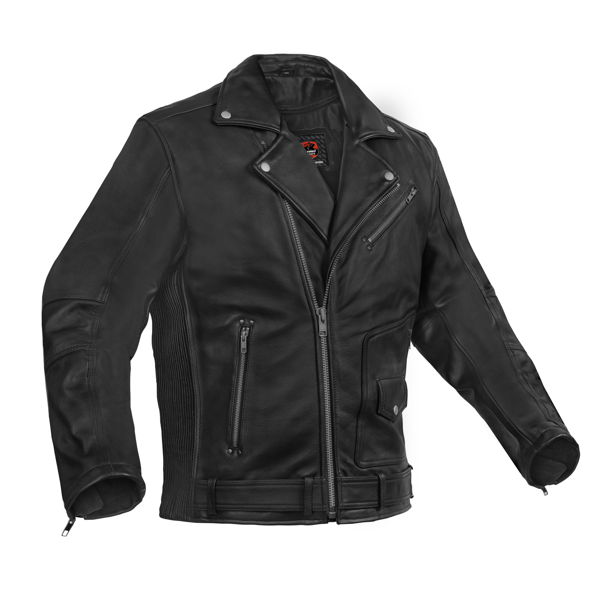 Blackend Men’s Leather Motorcycle Jacket