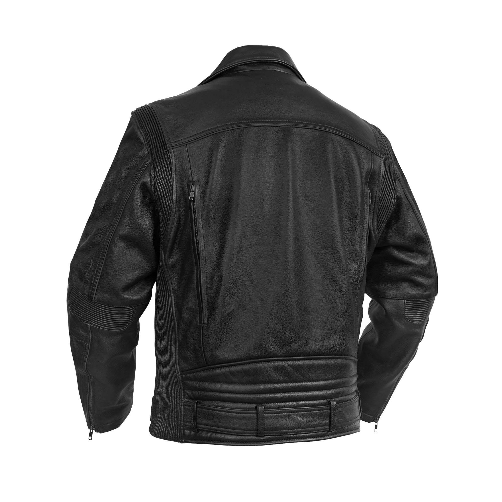 Blackend Men’s Leather Motorcycle Jacket