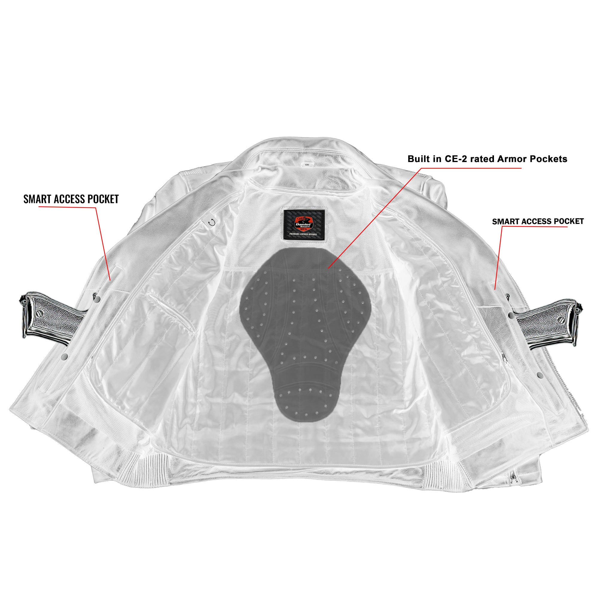 Blackend Men’s Leather Motorcycle Jacket