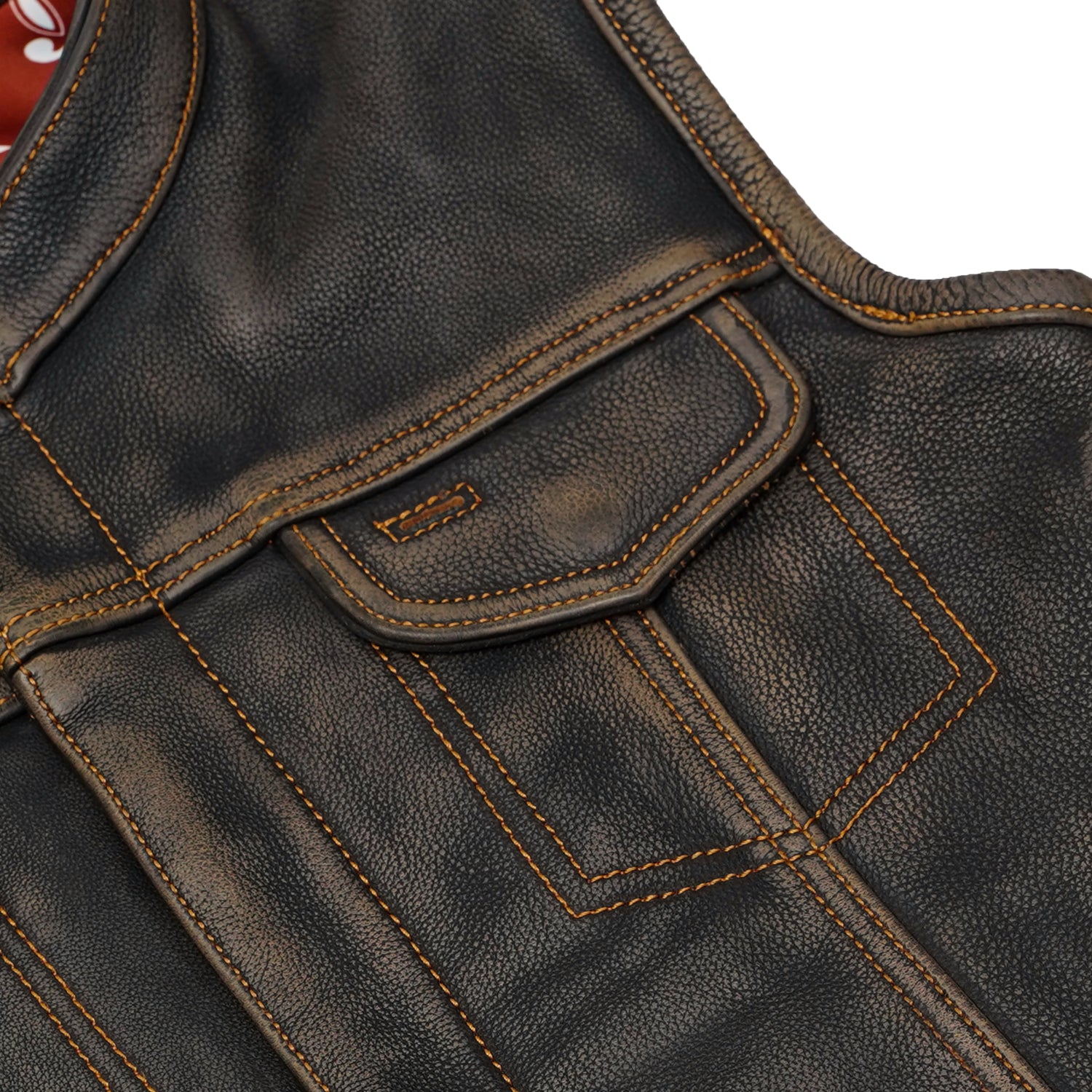 Bold Beauty Women’s Leather Motorcycle Vest