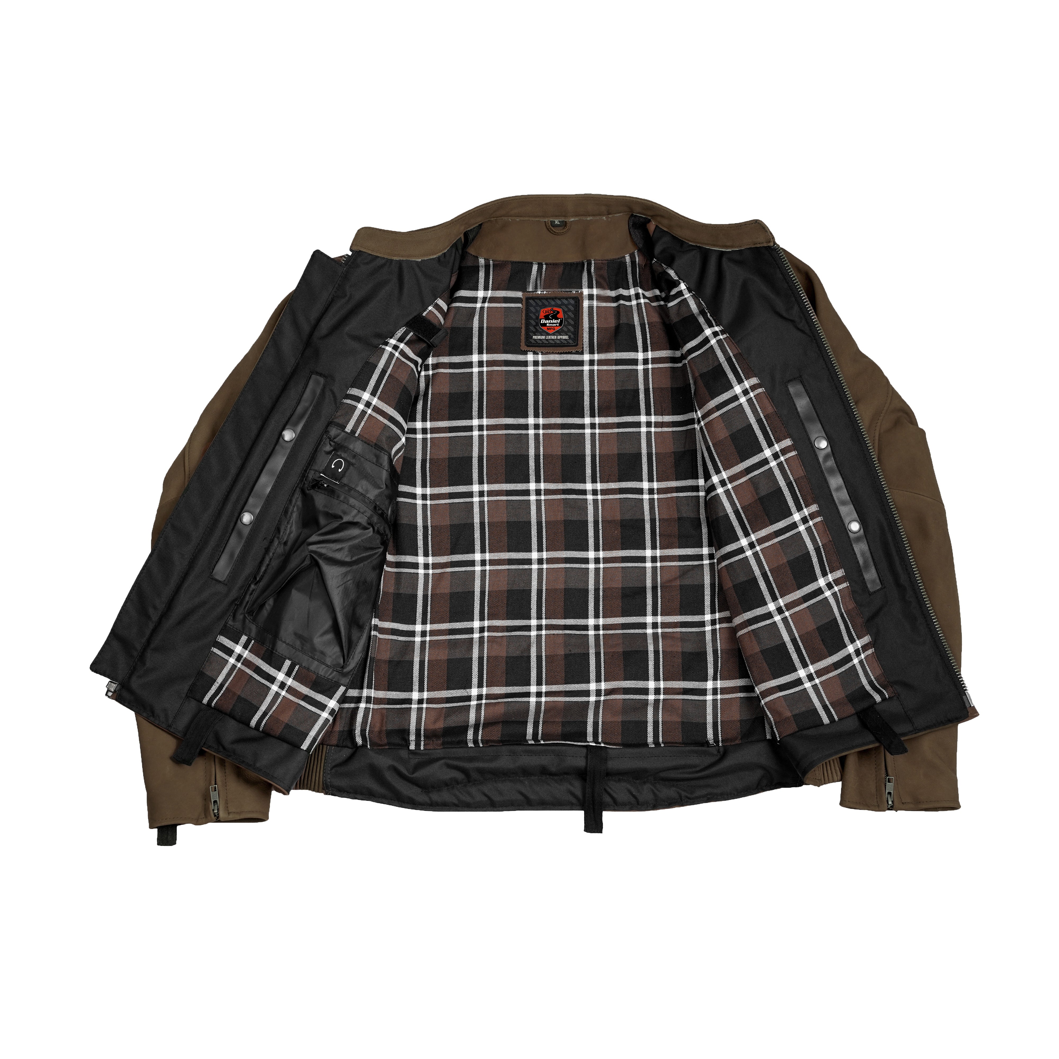 Brunt Men’s Suede Leather Motorcycle Jacket