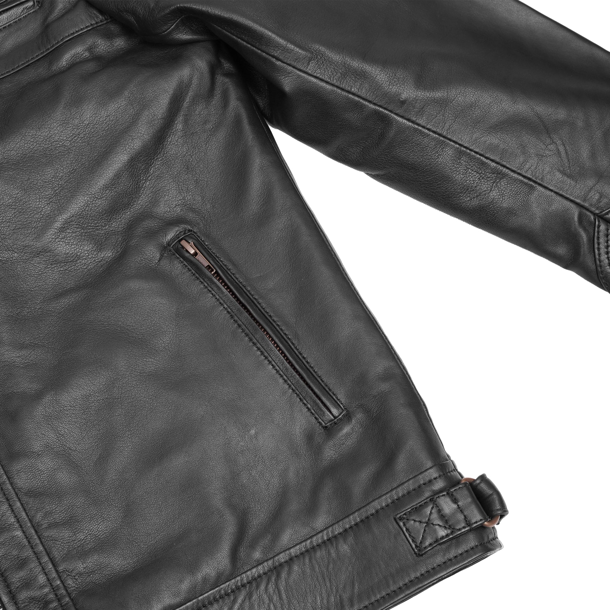 Classic Charm™ Men's Faux Leather Motorcycle Jacket