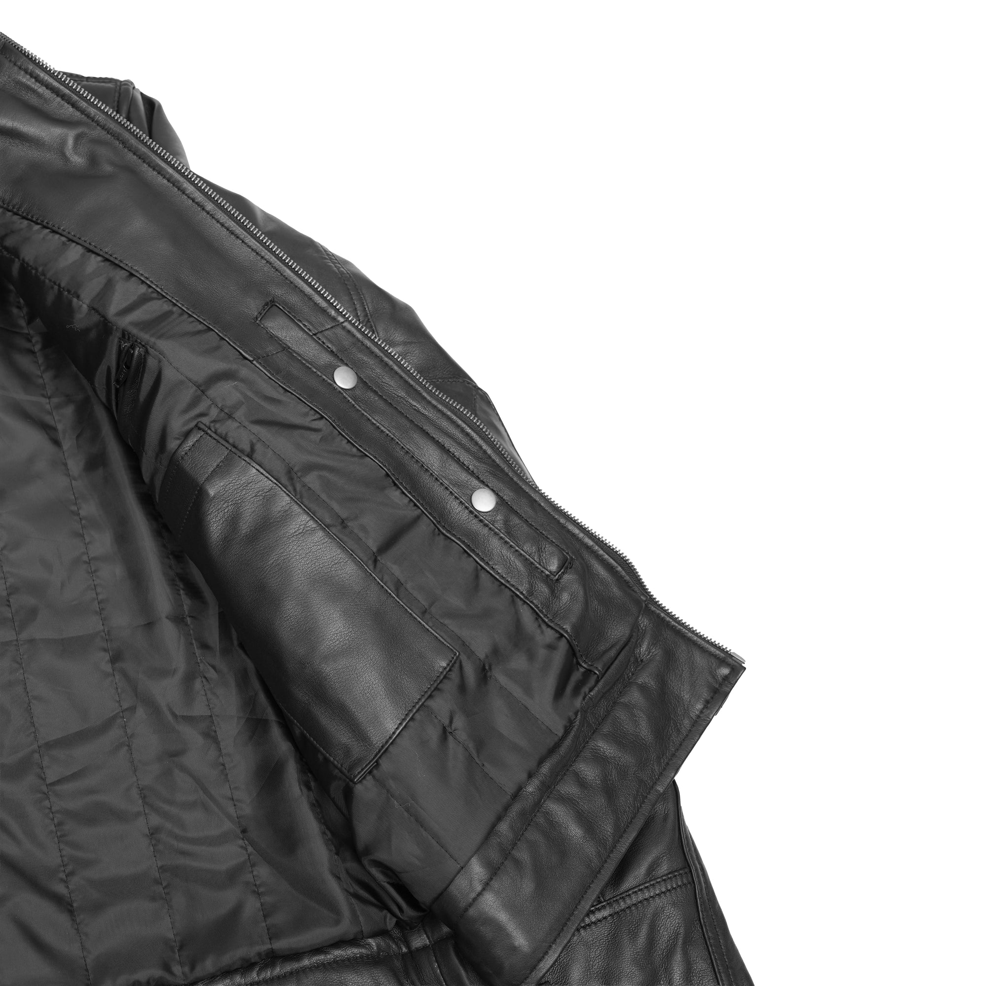 Classic Charm™ Men's Faux Leather Motorcycle Jacket