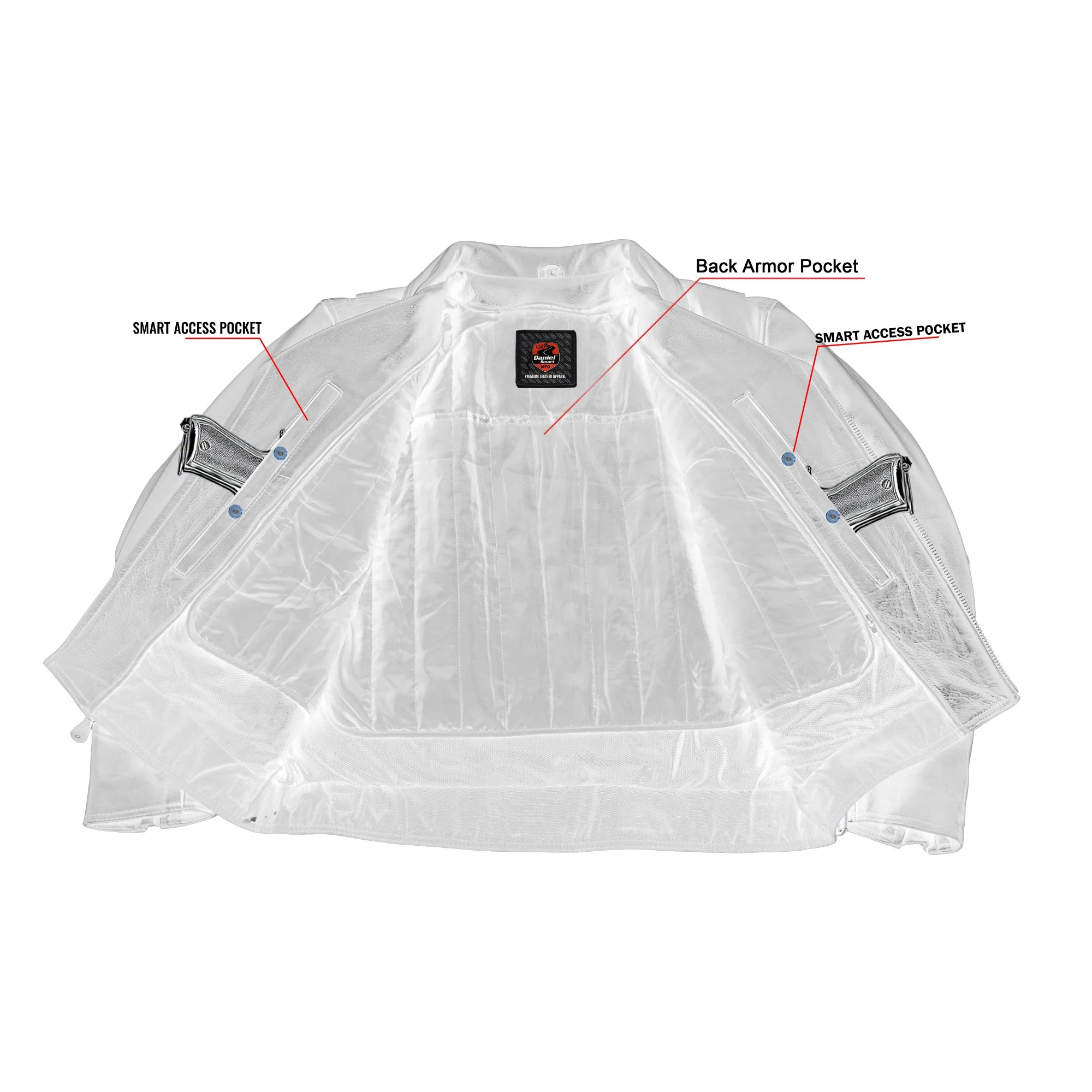 Clearway Men’s Leather Motorcycle Jacket