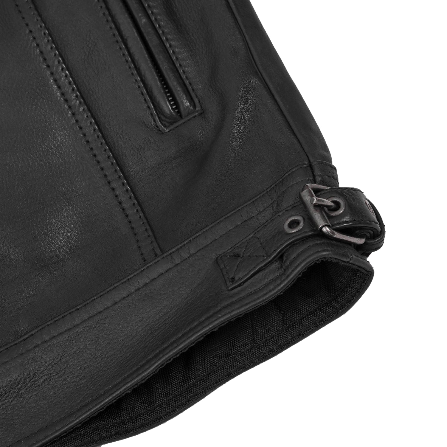Clearway Men’s Leather Motorcycle Jacket