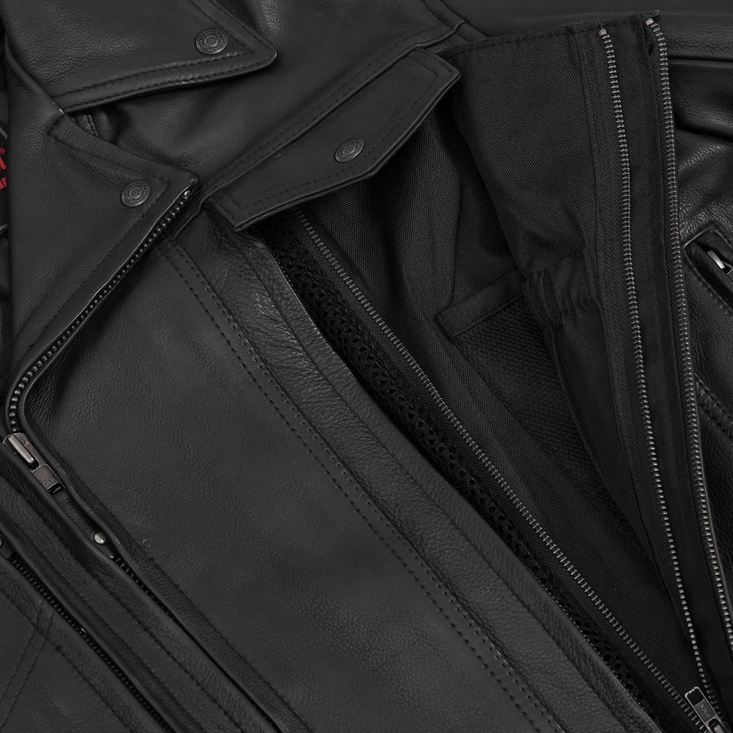 Clearway Men’s Leather Motorcycle Jacket