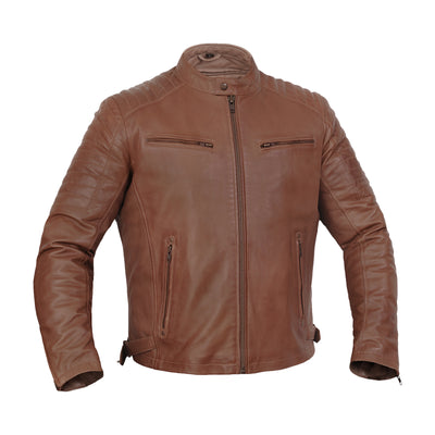 Copper Slayer™ Men's Leather Motorcycle Jacket