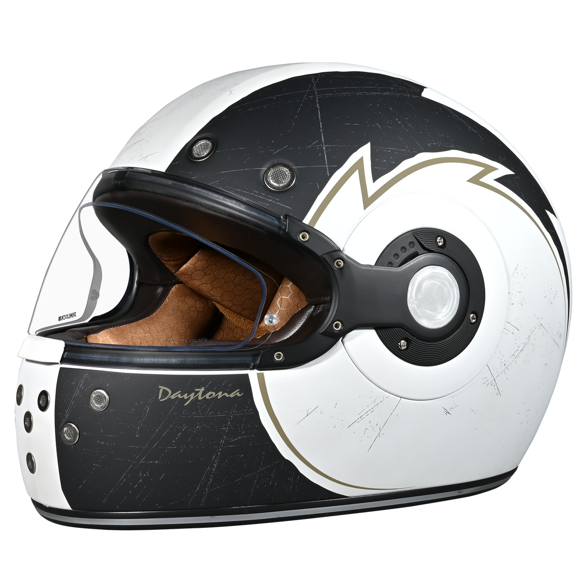 Daytona Retro Blitz Full Face Motorcycle Helmet, S