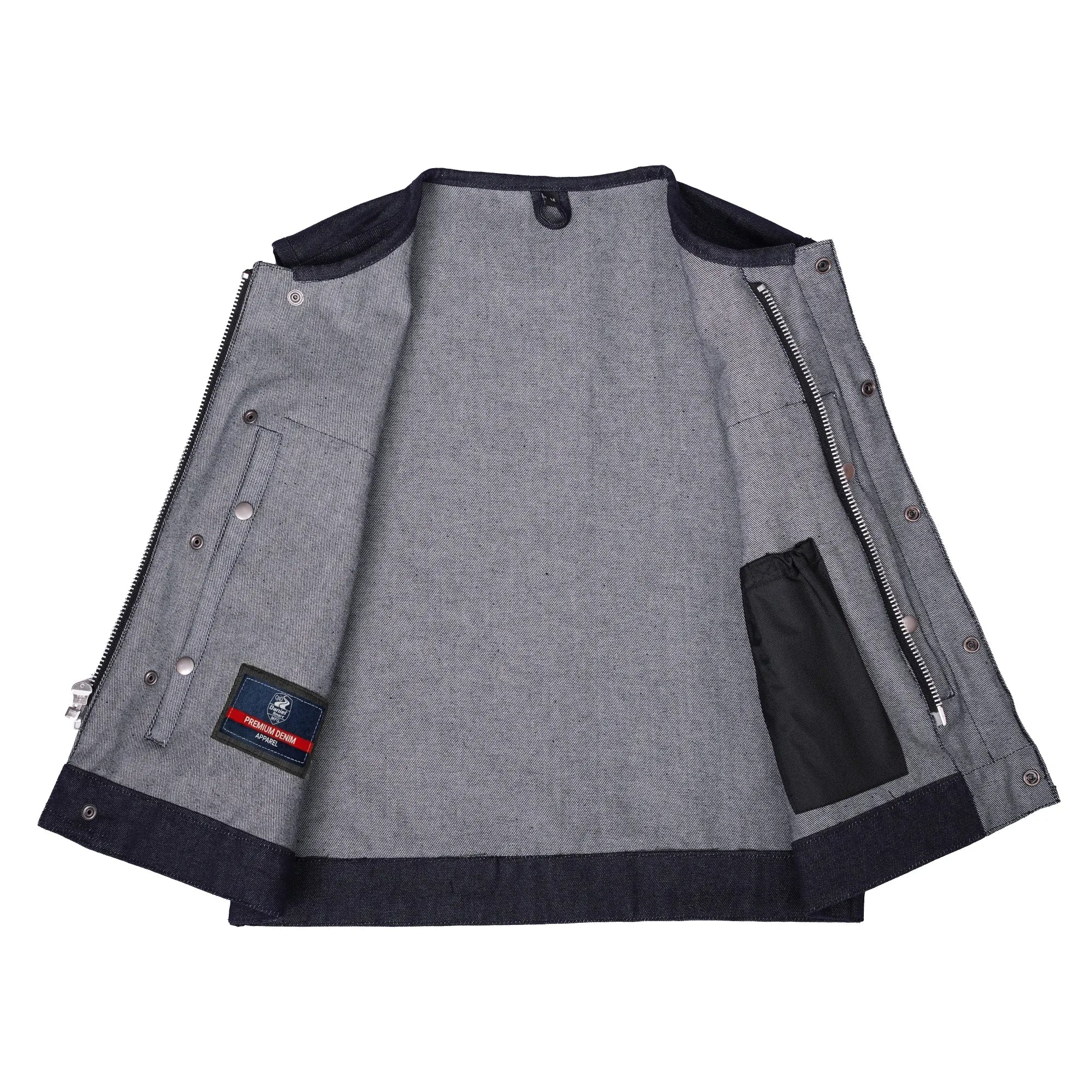 Rifleman Men's Denim Motorcycle Vest