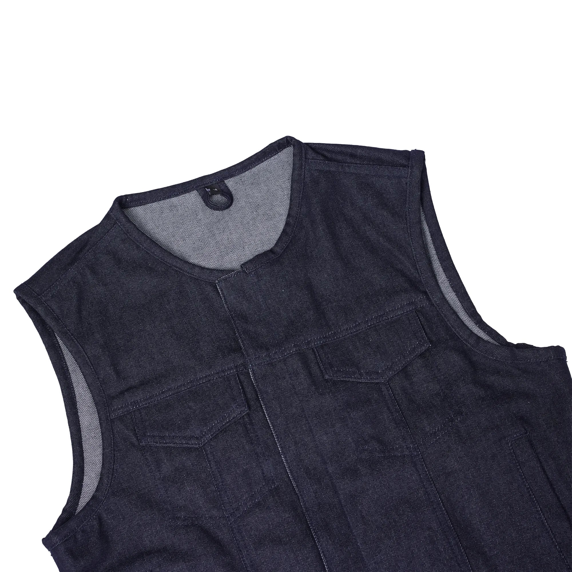 Rifleman Men's Denim Motorcycle Vest