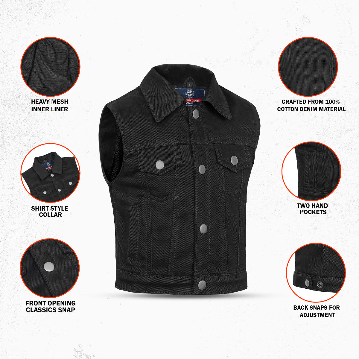 Little Star - Kids Denim Vest