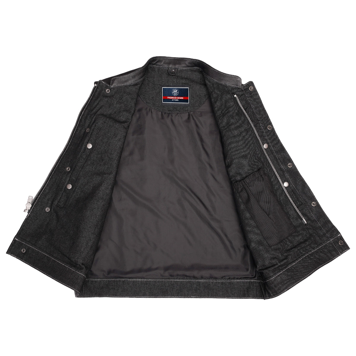 Venom Men's Denim Motorcycle Vest