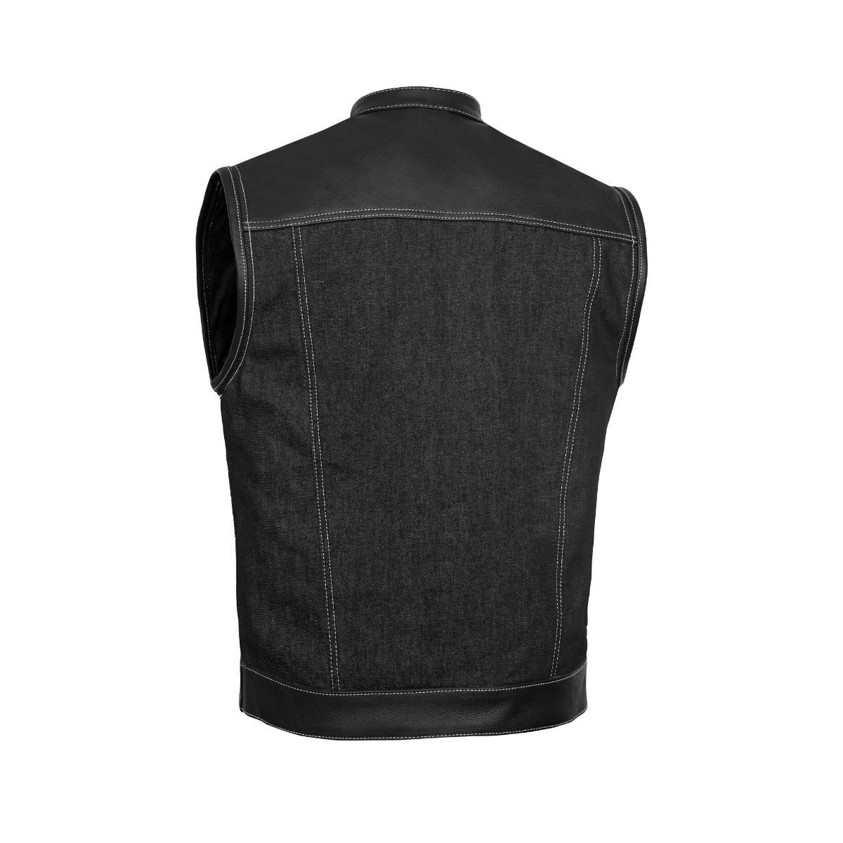 Venom Men's Denim Motorcycle Vest