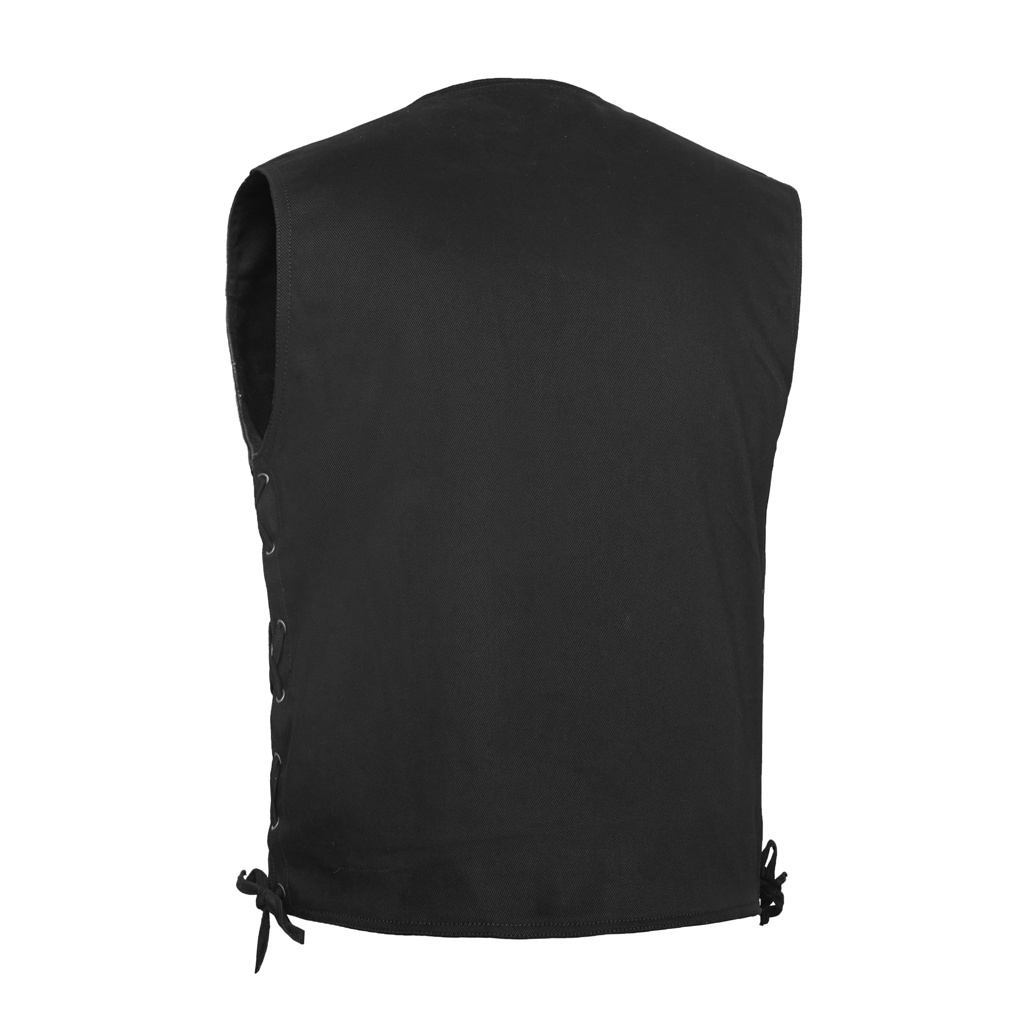 Strabler Men's Denim Motorcycle Vest