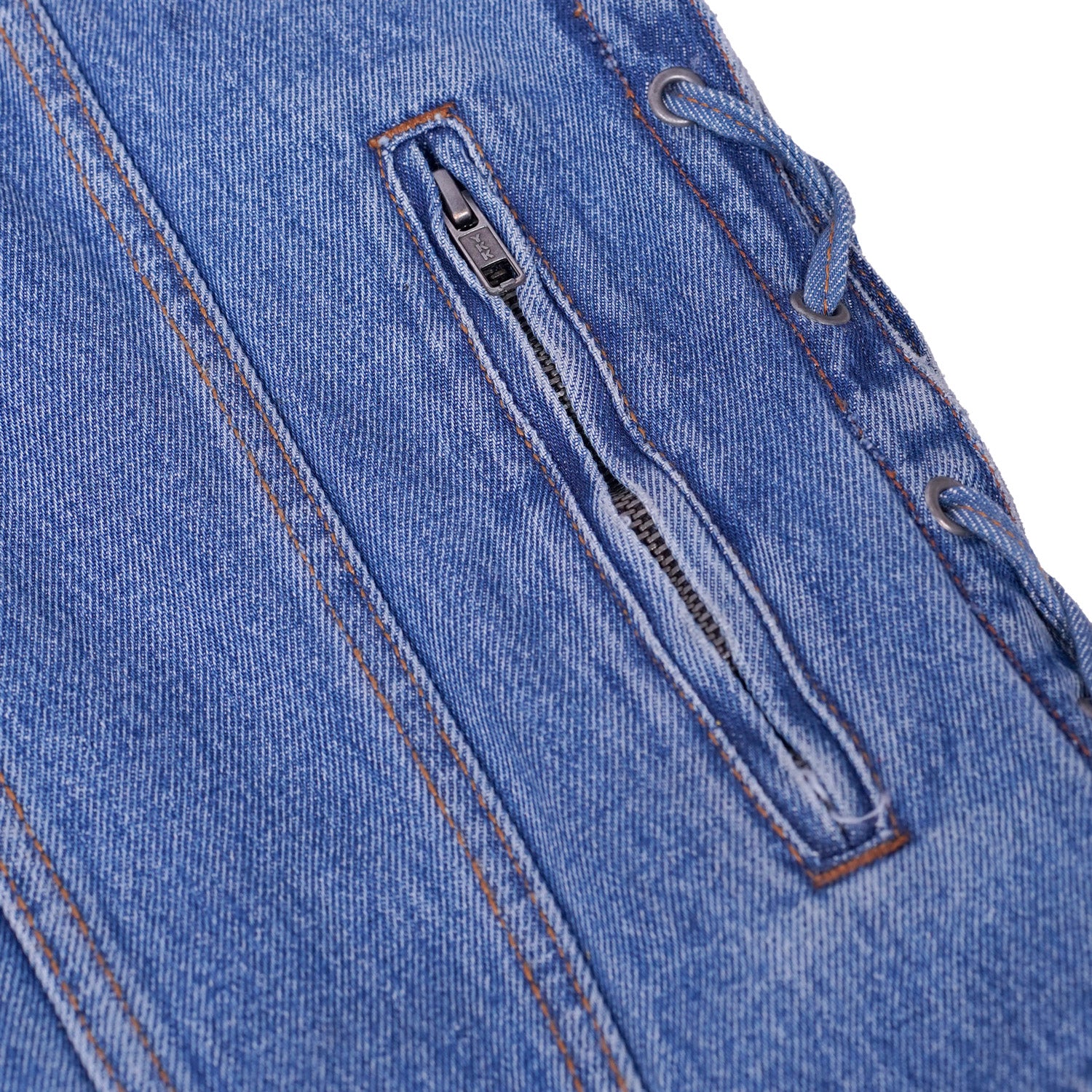 Bullit Men's Denim Motorcycle Vest