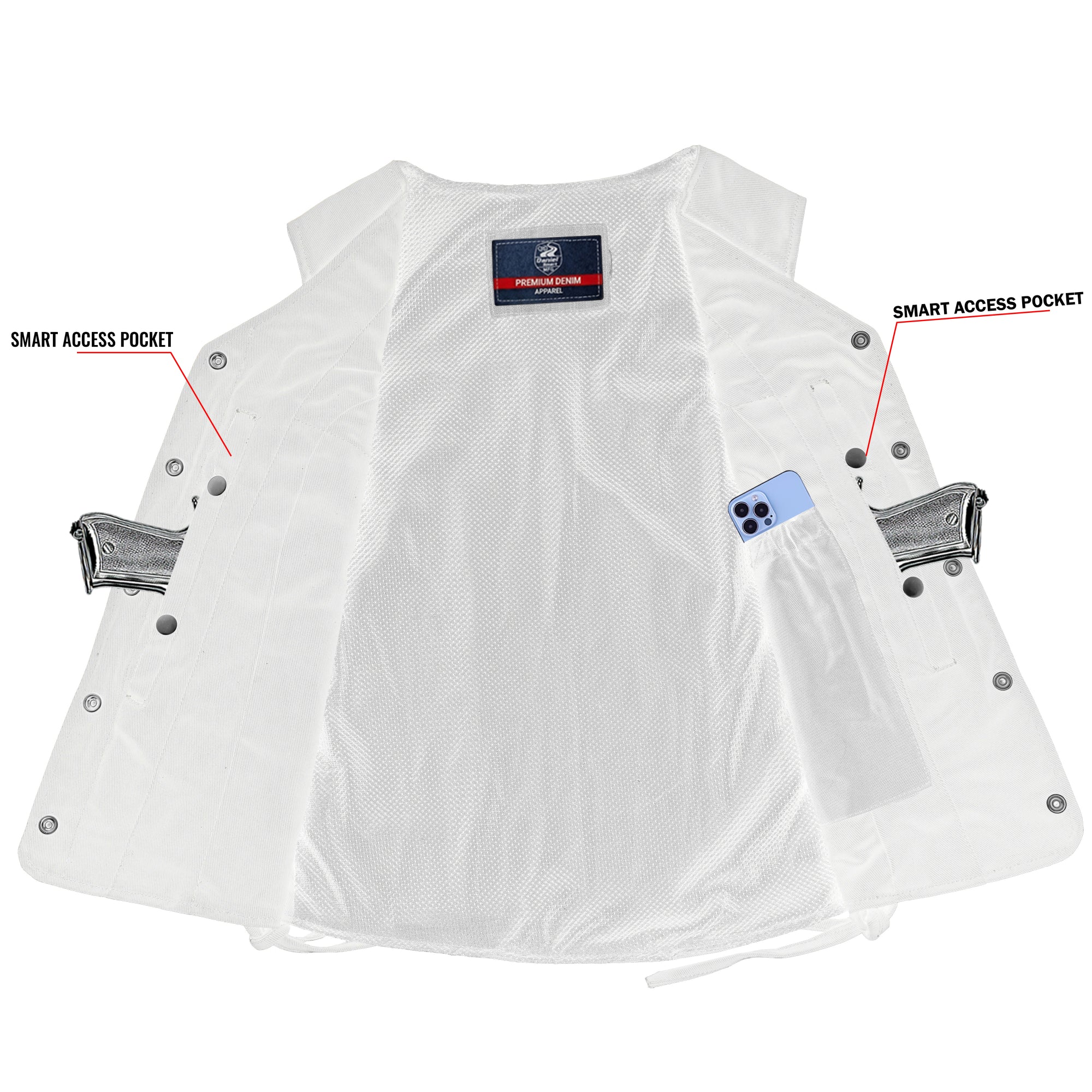 Marie Women's Denim Vest