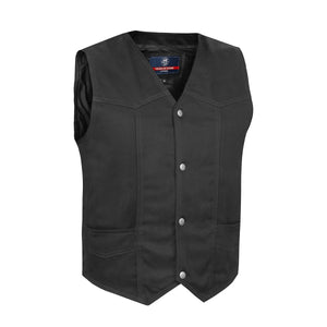 KICKSTER Men's Denim Motorcycle Vest