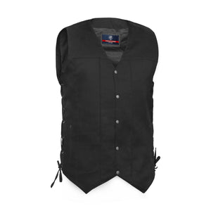 Vandal Men's Denim Motorcycle Vest