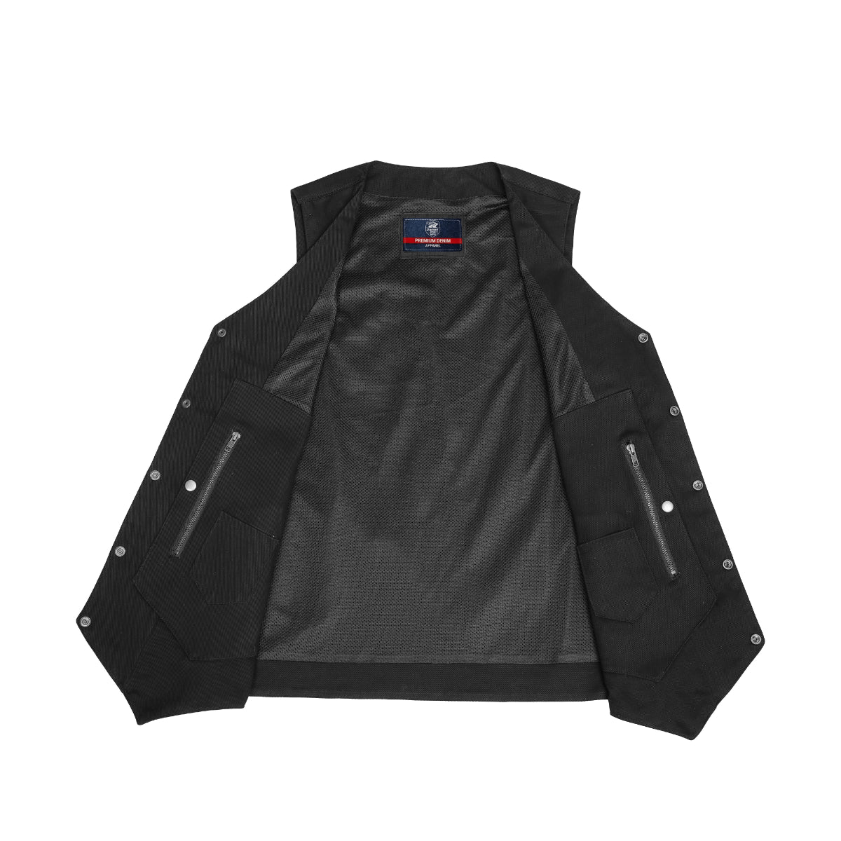 Vandal Men's Denim Motorcycle Vest