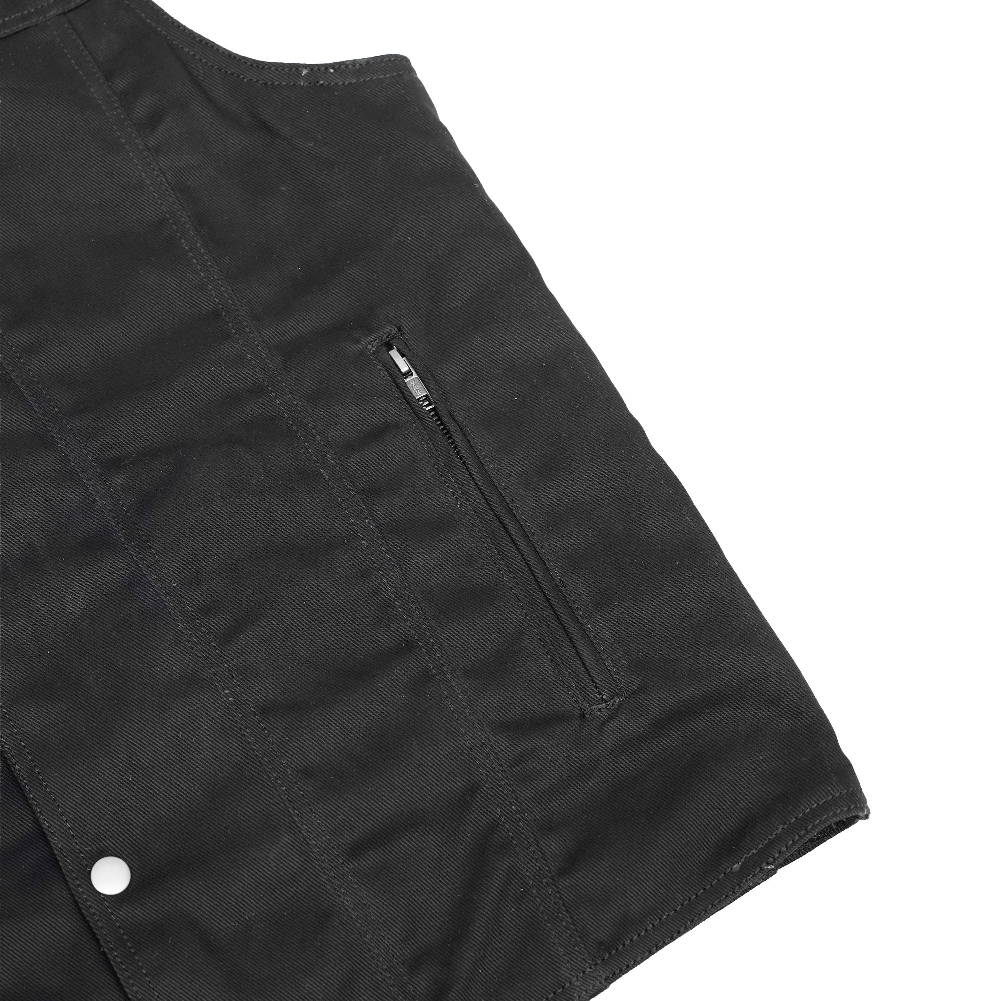 The Dark Knight Men's Denim Motorcycle Vest