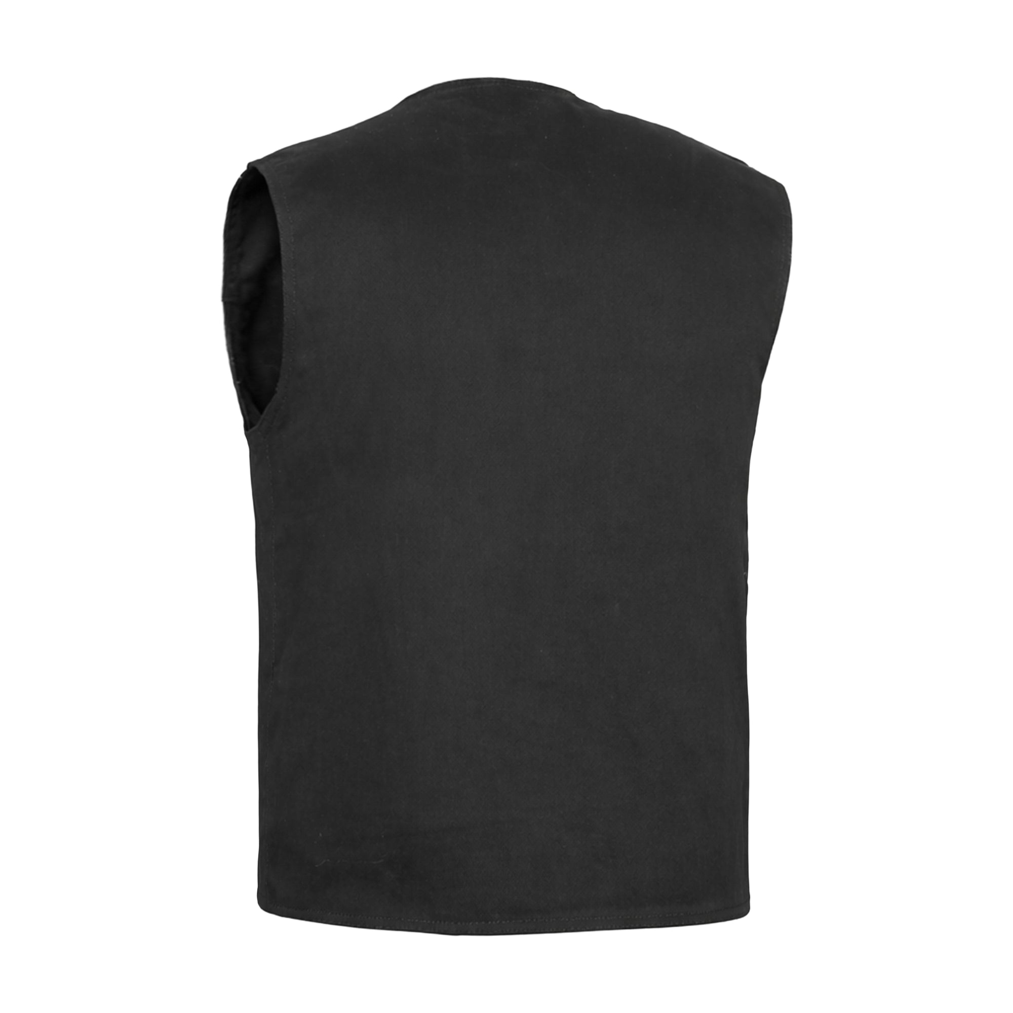 The Dark Knight Men's Denim Motorcycle Vest