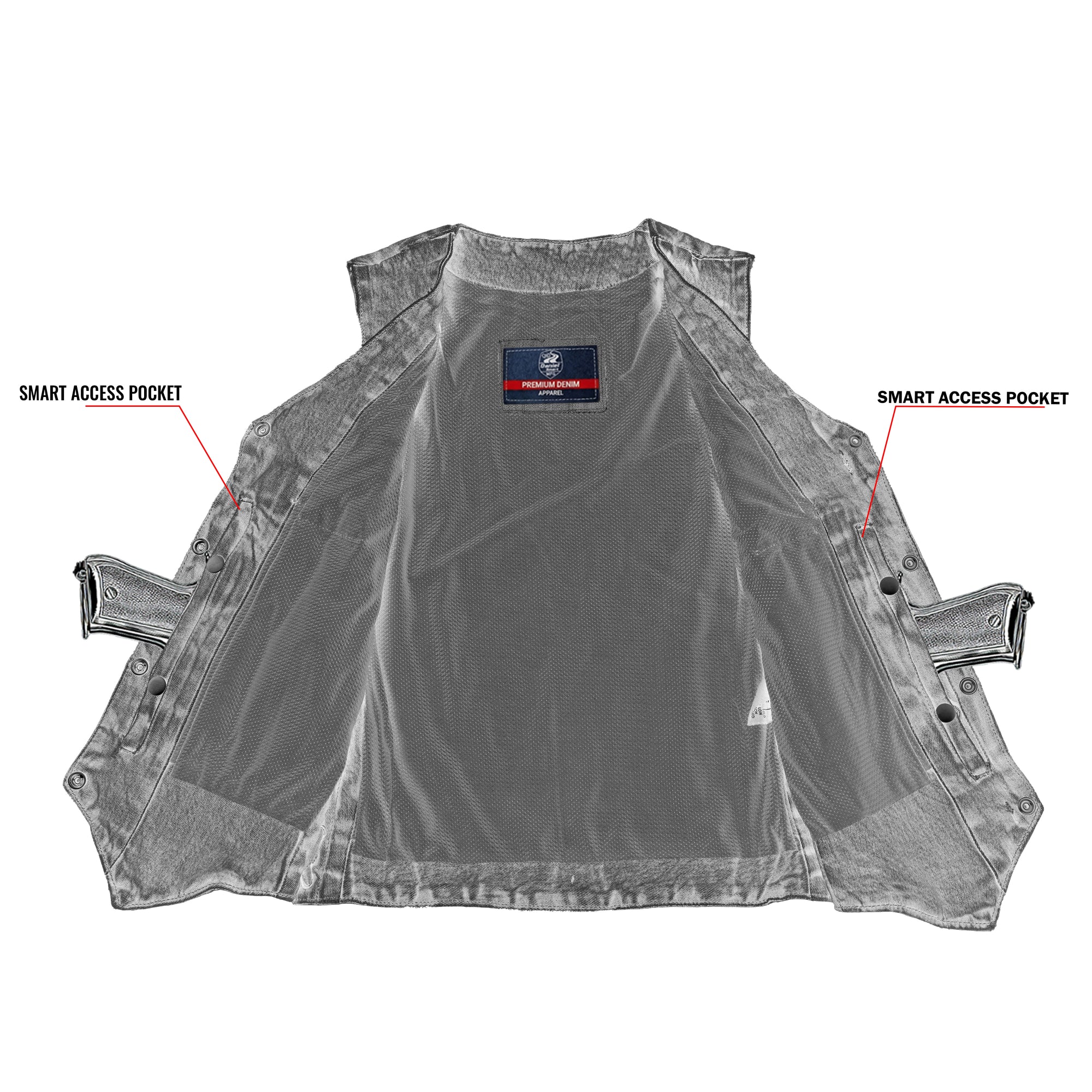 Croft Women's Denim Vest