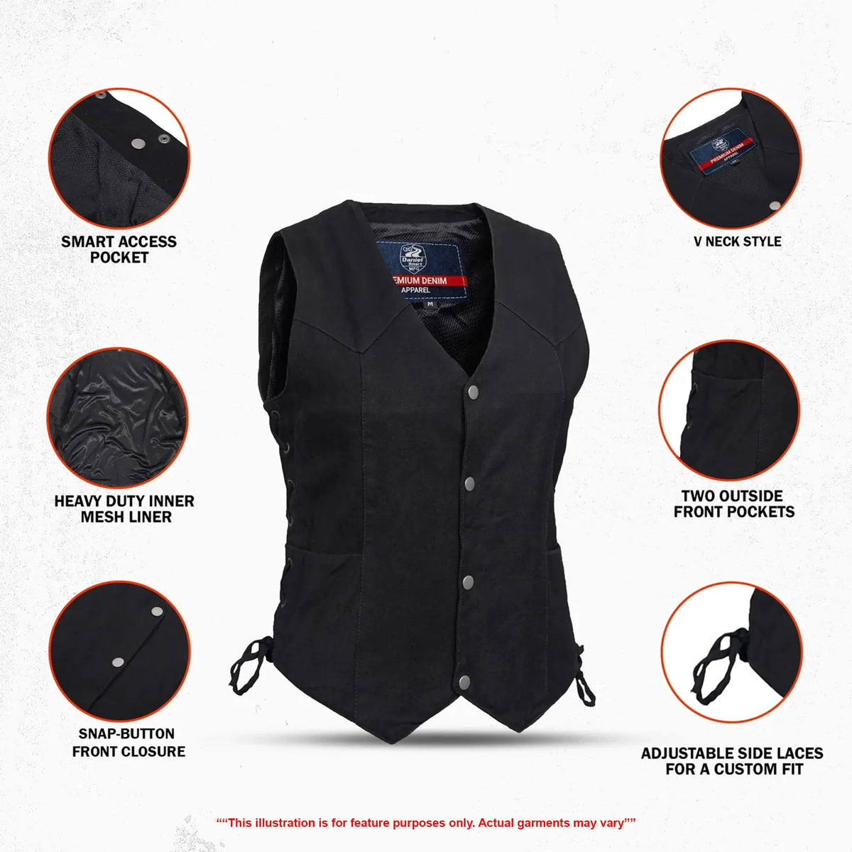 Artemis Women's Denim Vest