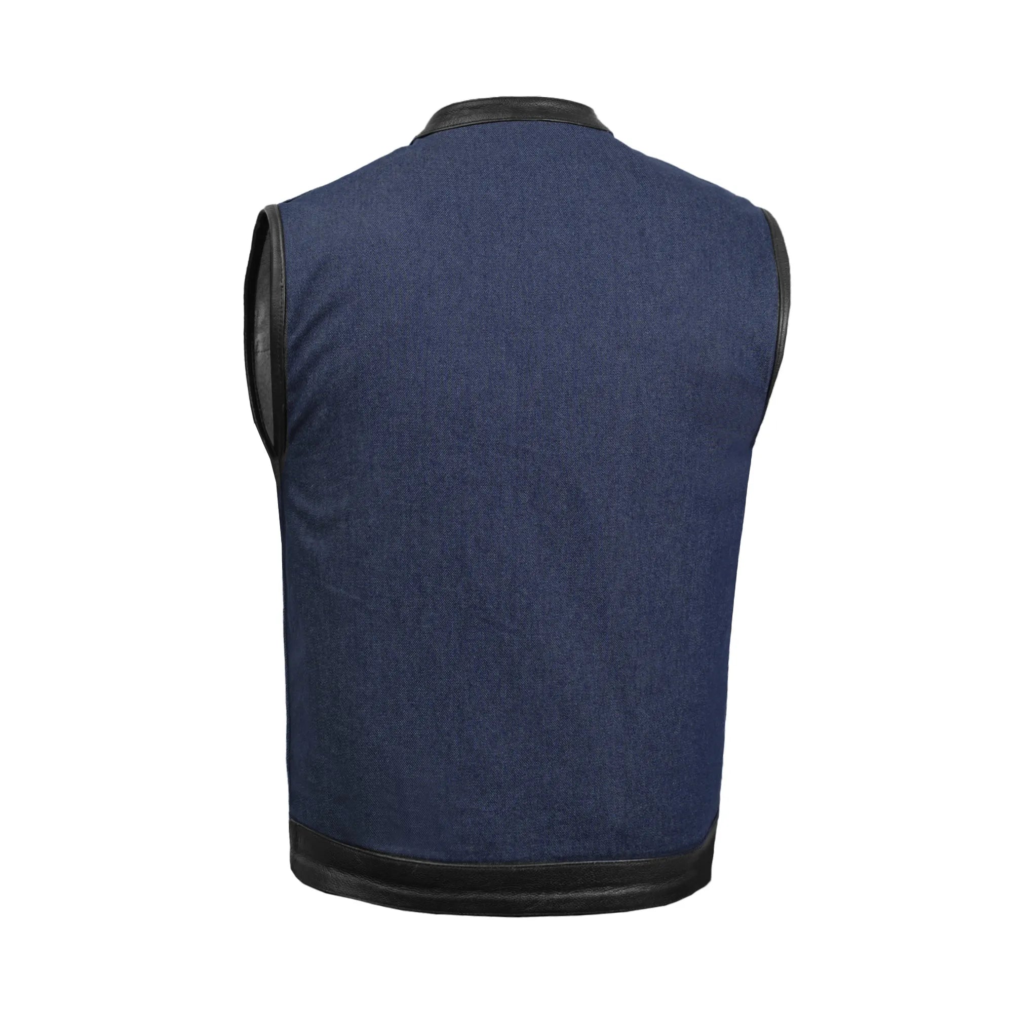 Adrenaline Men's Denim Motorcycle Vest