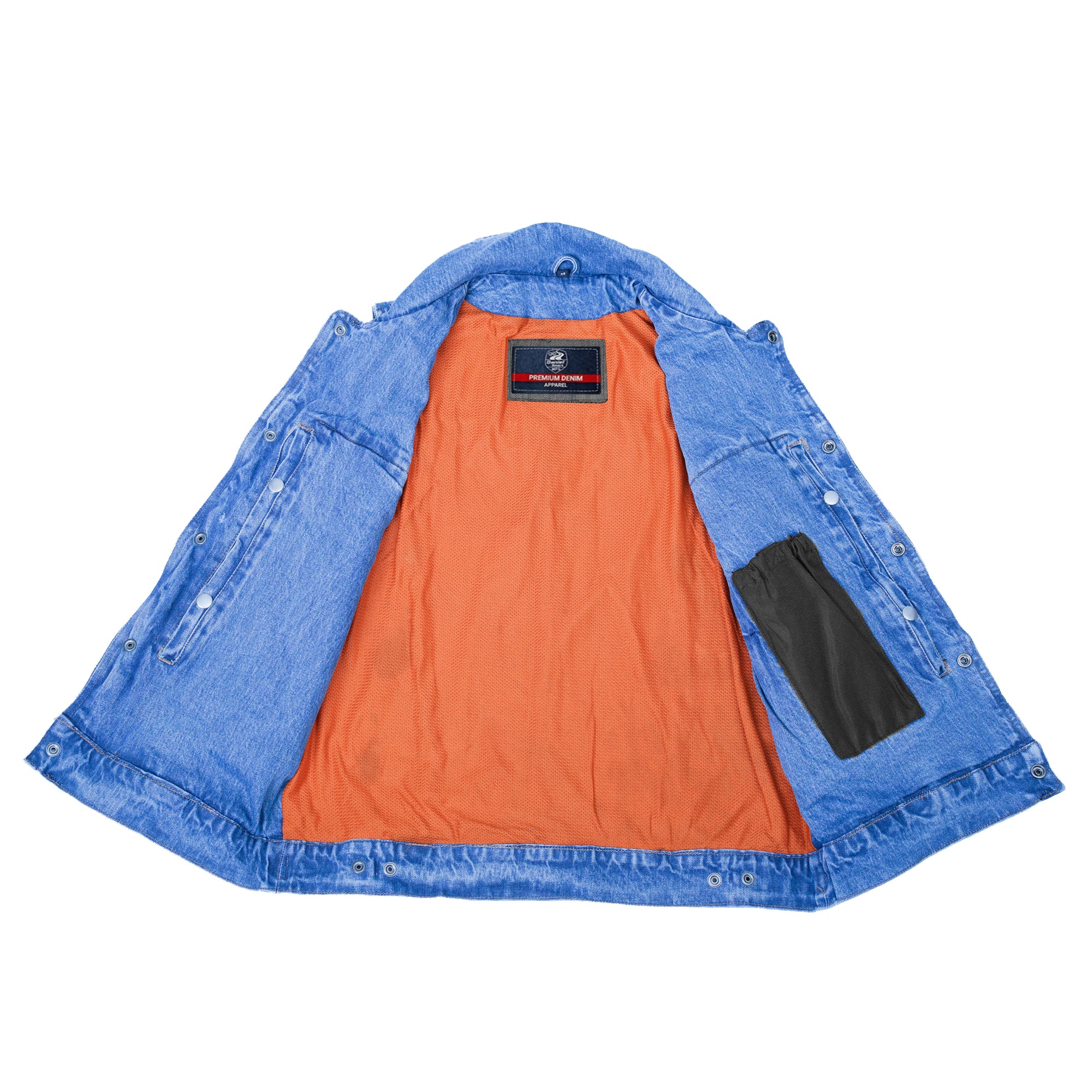 Shocker Men's Denim Motorcycle Vest