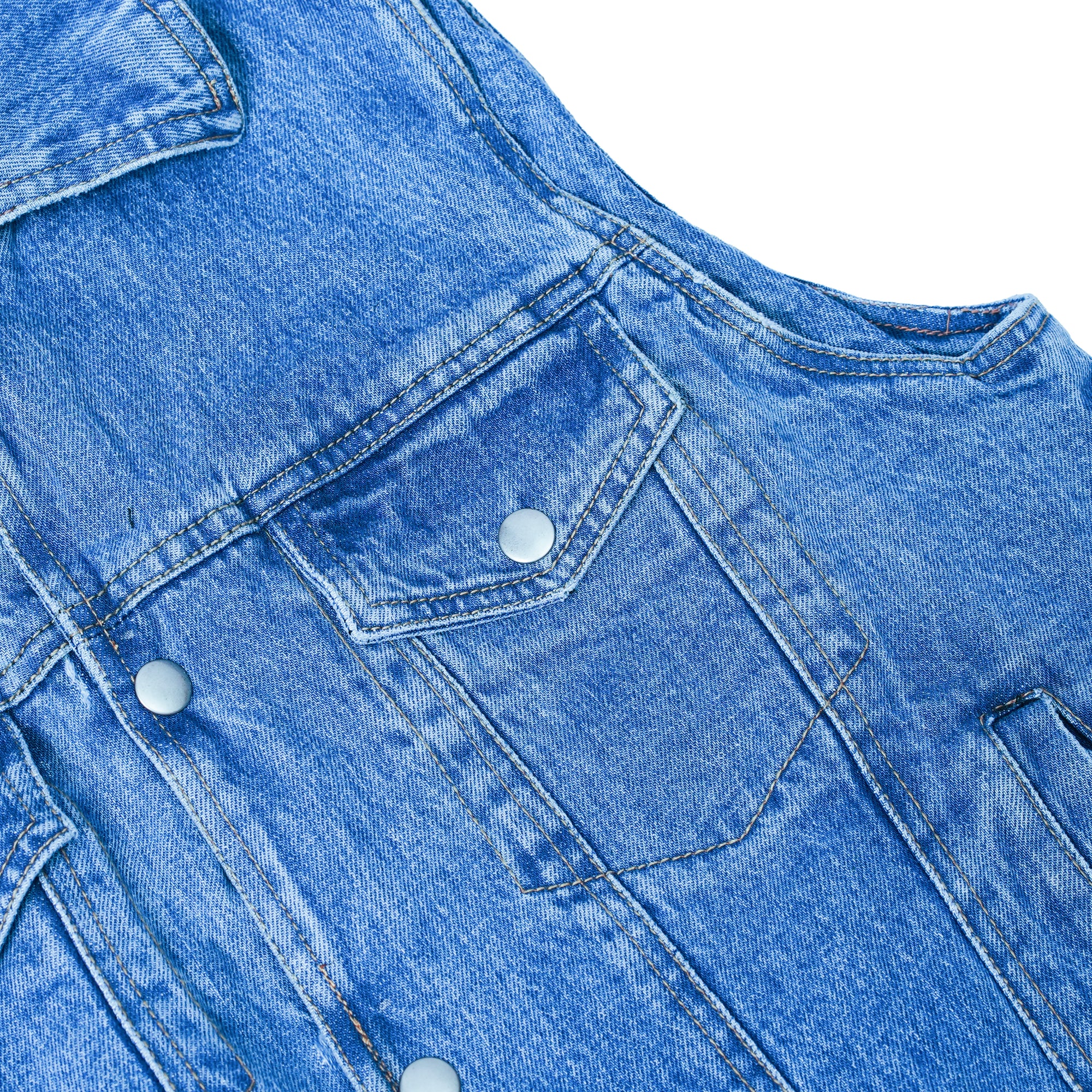 Shocker Men's Denim Motorcycle Vest
