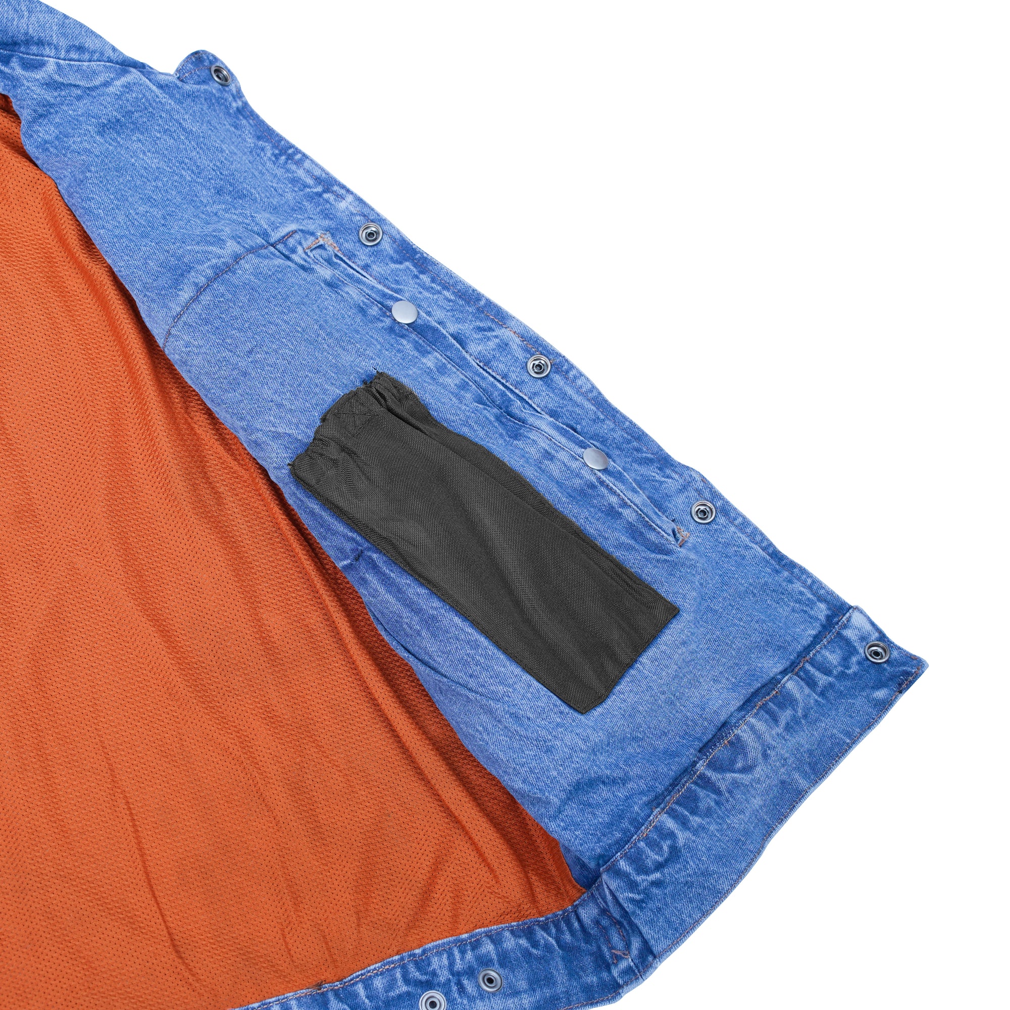 Shocker Men's Denim Motorcycle Vest