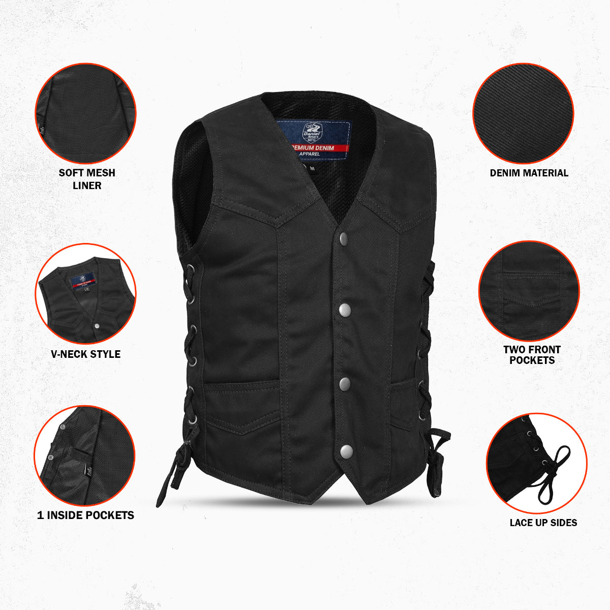 Little Explorer - Kids Denim Vest