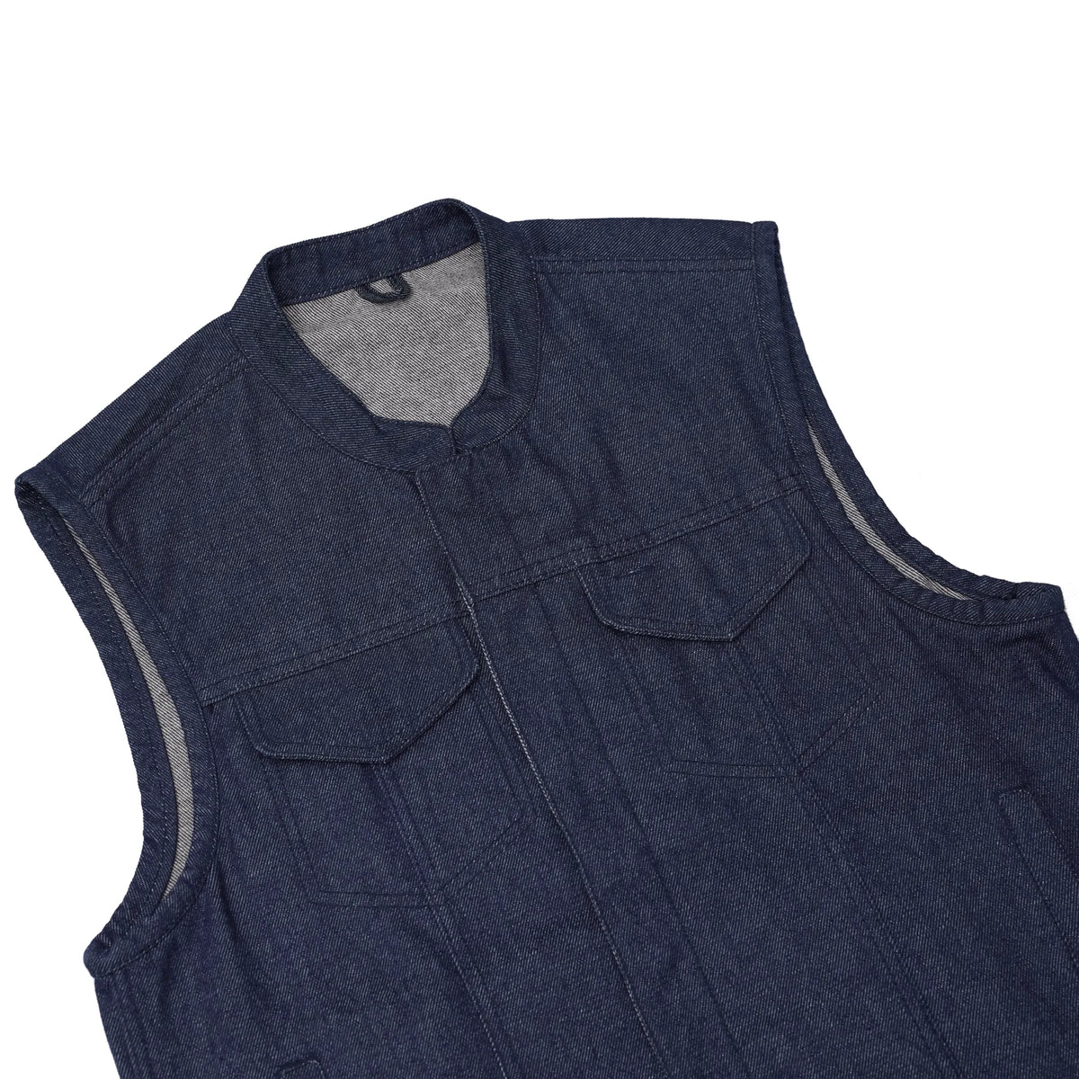 Chopper Men's Denim Motorcycle Vest