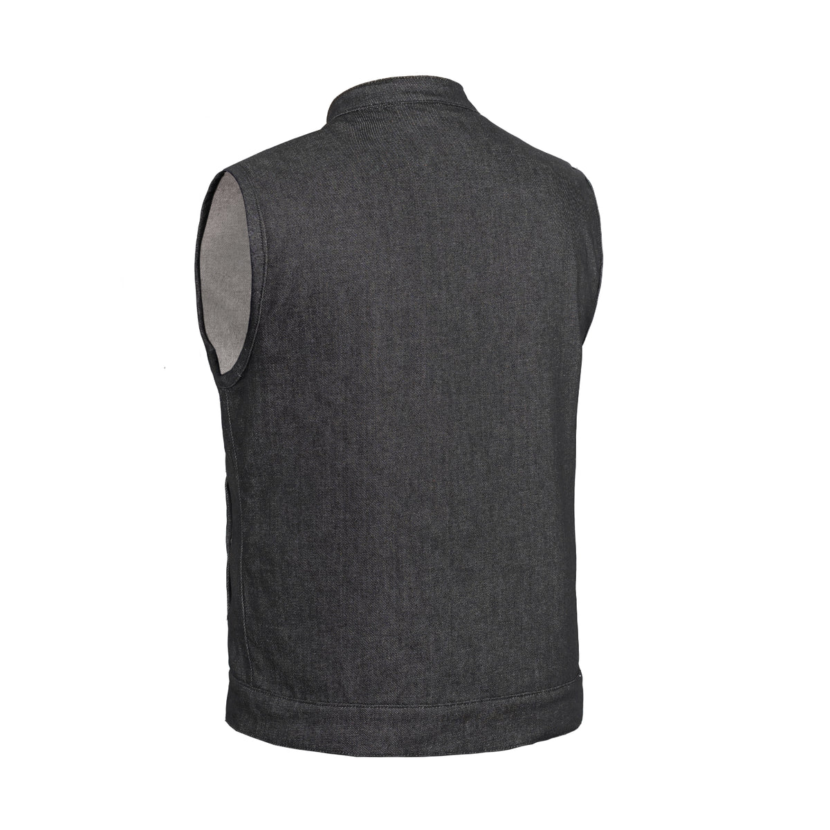 Wick Men's Denim Motorcycle Vest