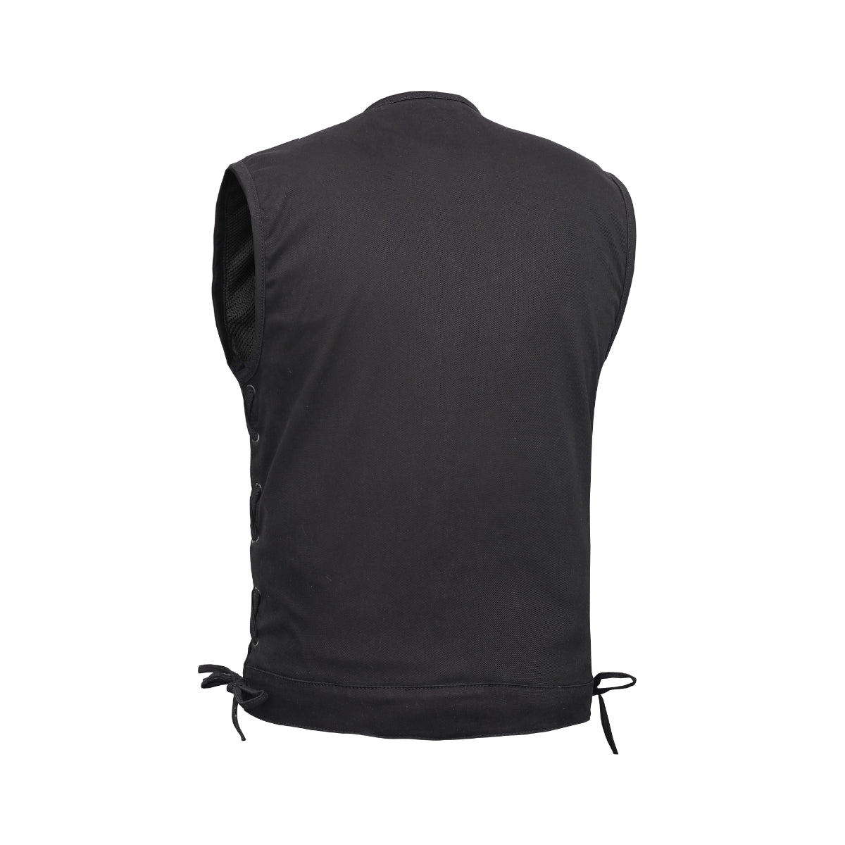 Tork Men's Denim Motorcycle Vest