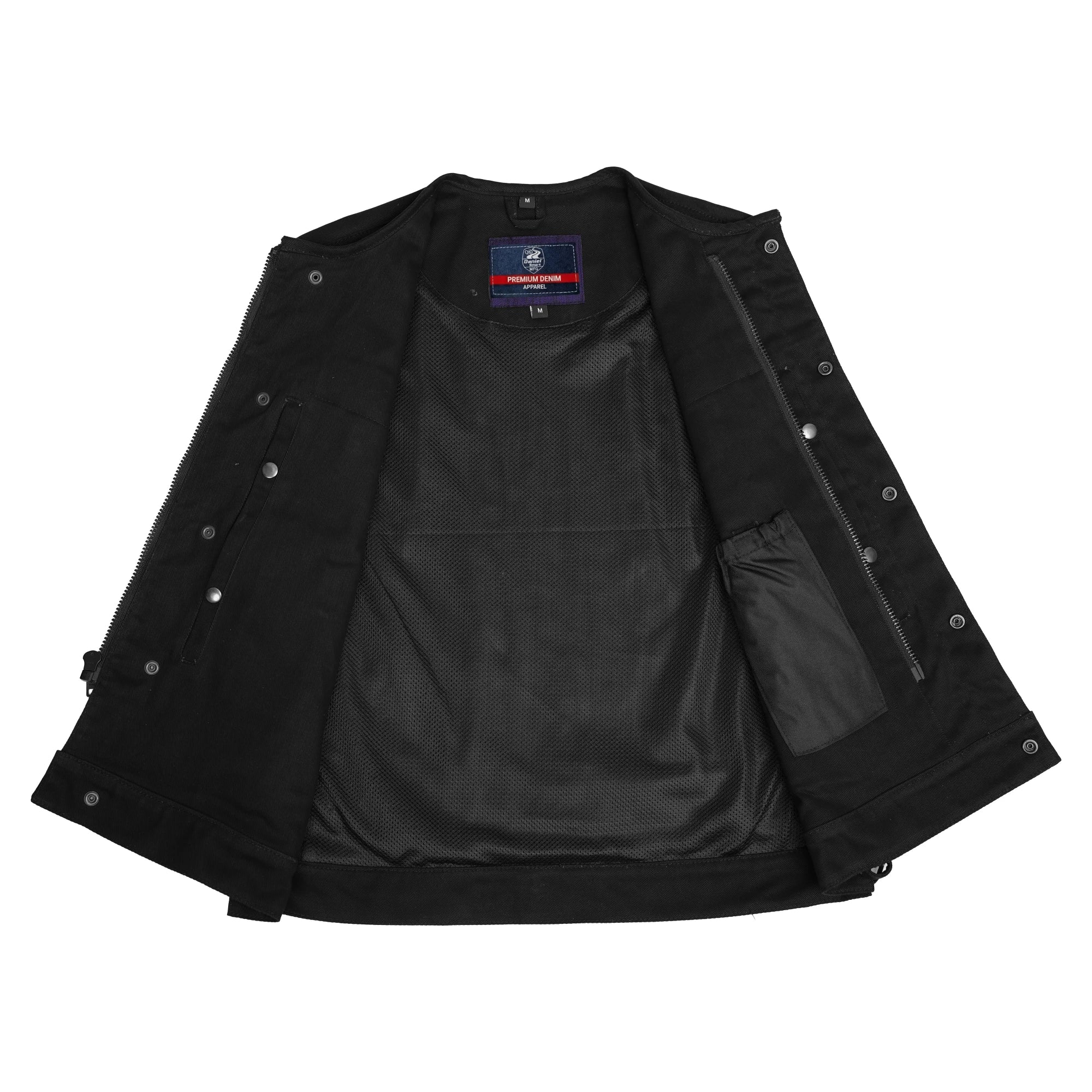 Mad Max Men's Denim Motorcycle Vest