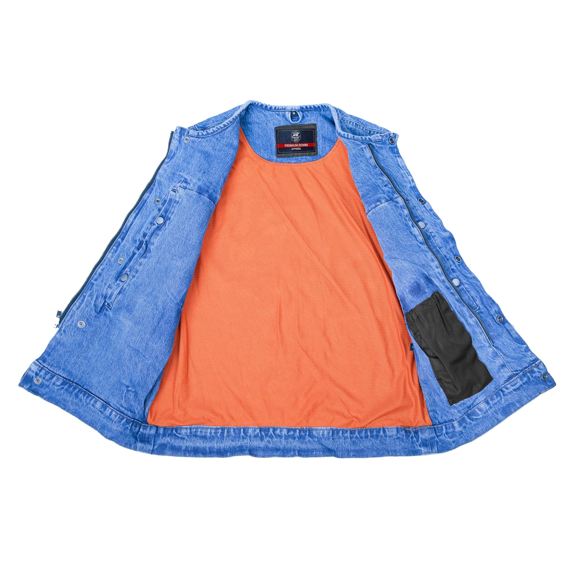 Mad Max Men's Denim Motorcycle Vest