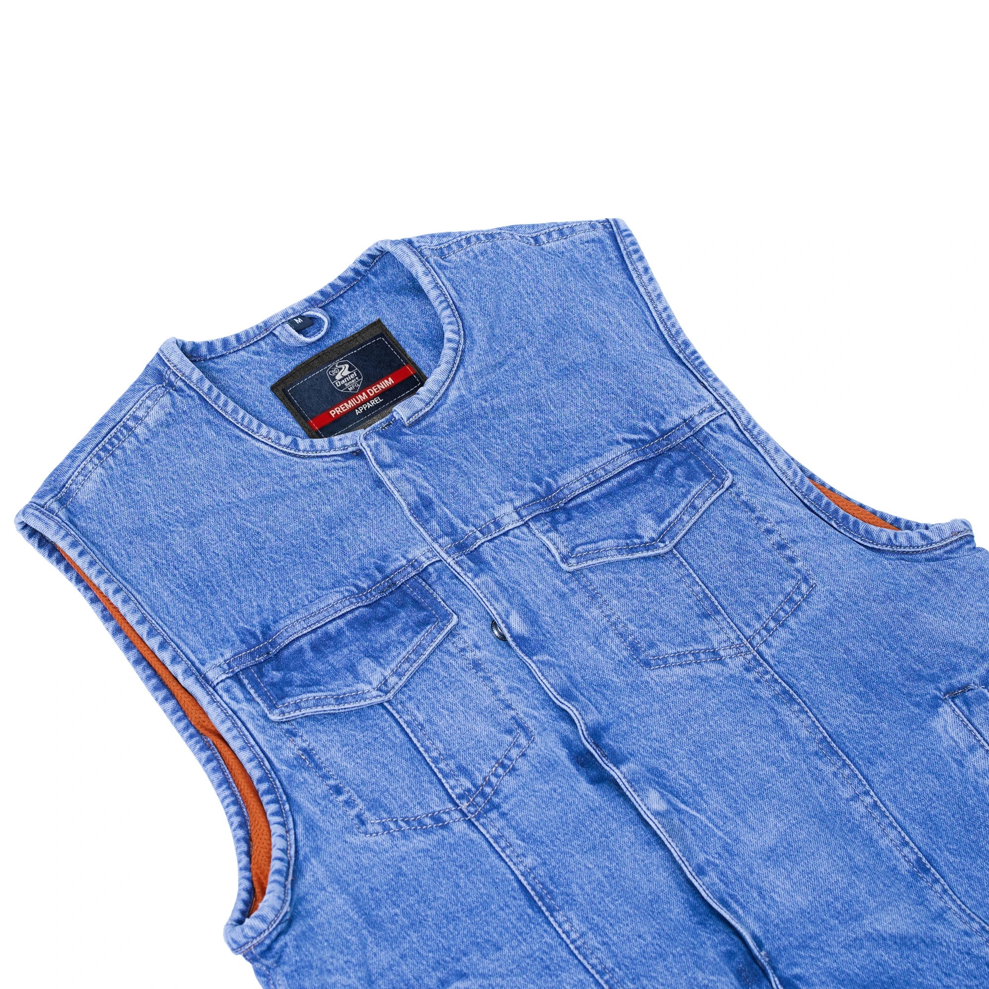 Mad Max Men's Denim Motorcycle Vest